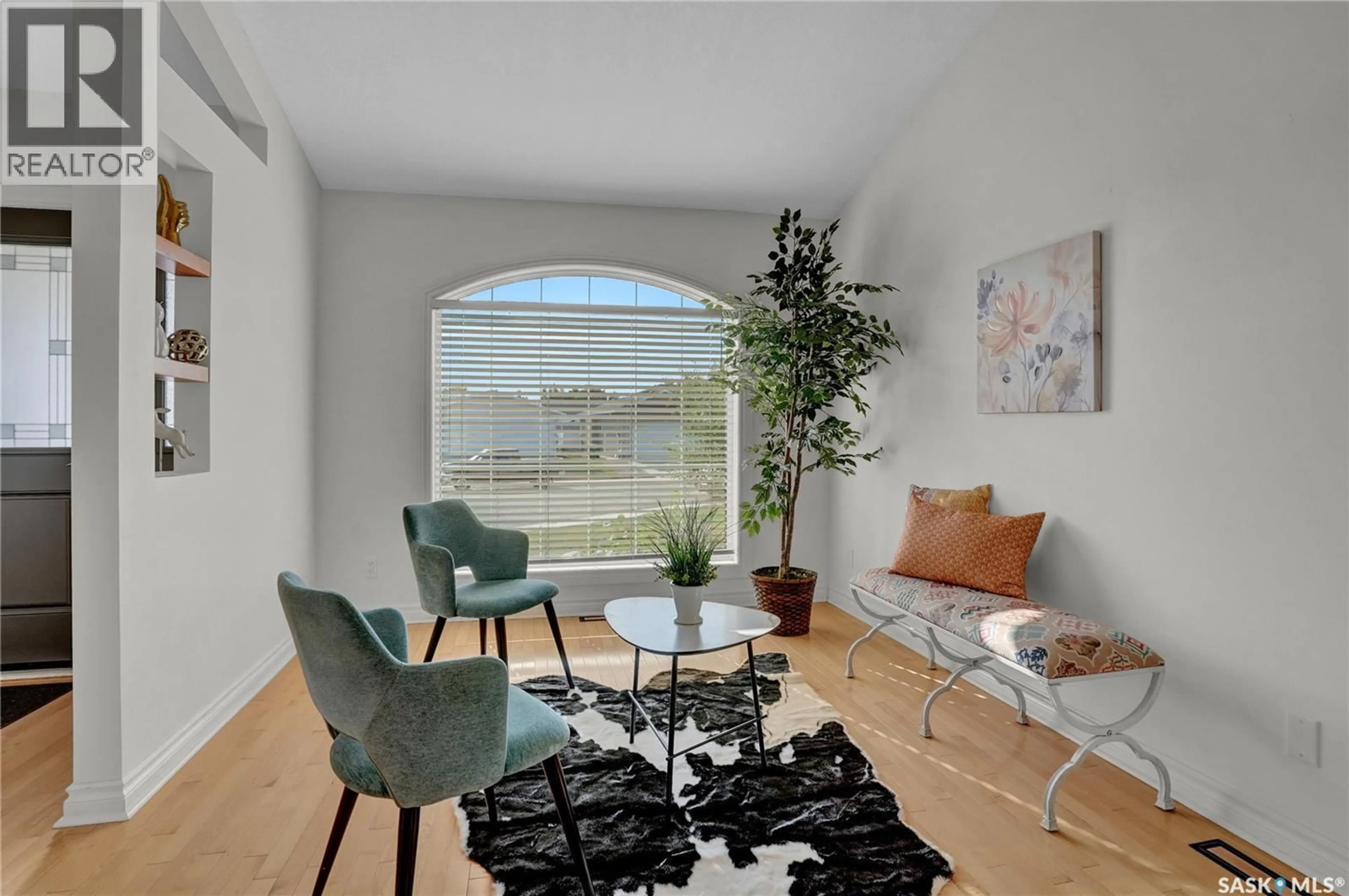 Living room with furniture, unknown for 35 MARIGOLD CRESCENT, Moose Jaw Saskatchewan S6J1L2