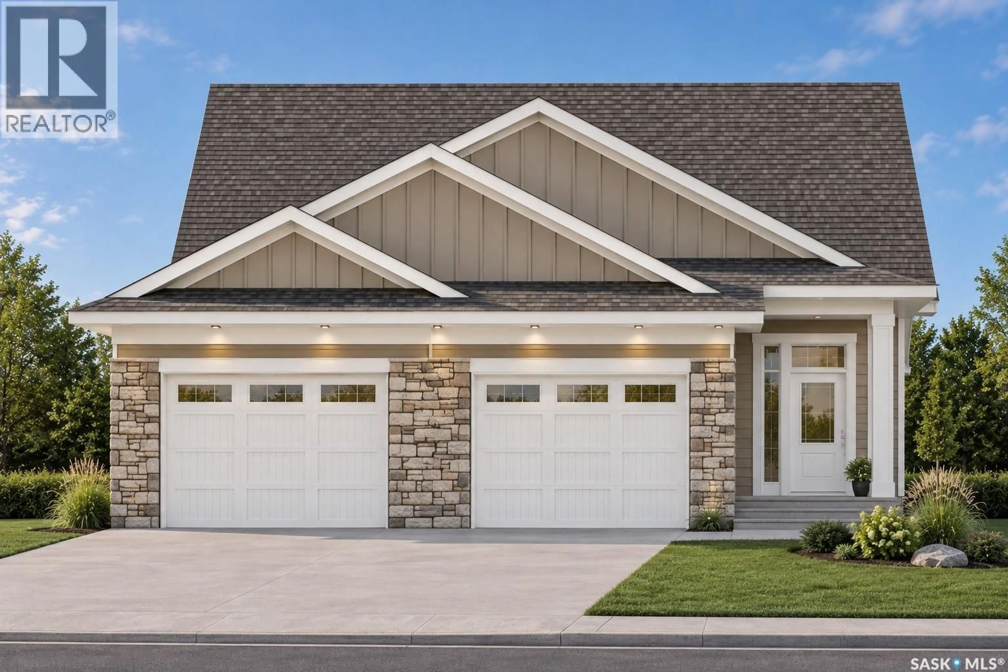 Home with vinyl exterior material, street for 102 ASOKANIHKEW WAY, Saskatoon Saskatchewan S7H0T6