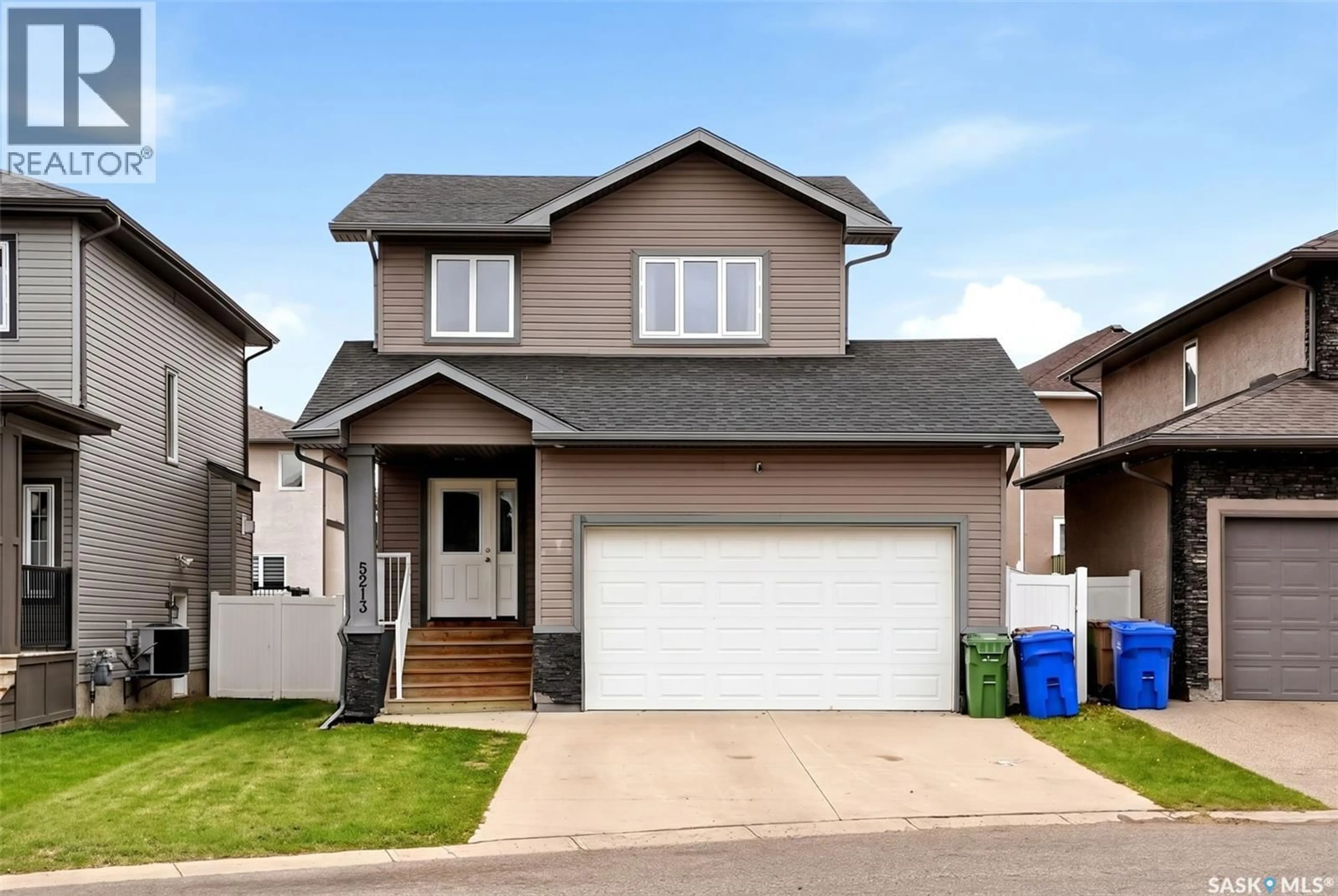 Home with vinyl exterior material, street for 5213 CANUCK CRESCENT, Regina Saskatchewan S4W0H1
