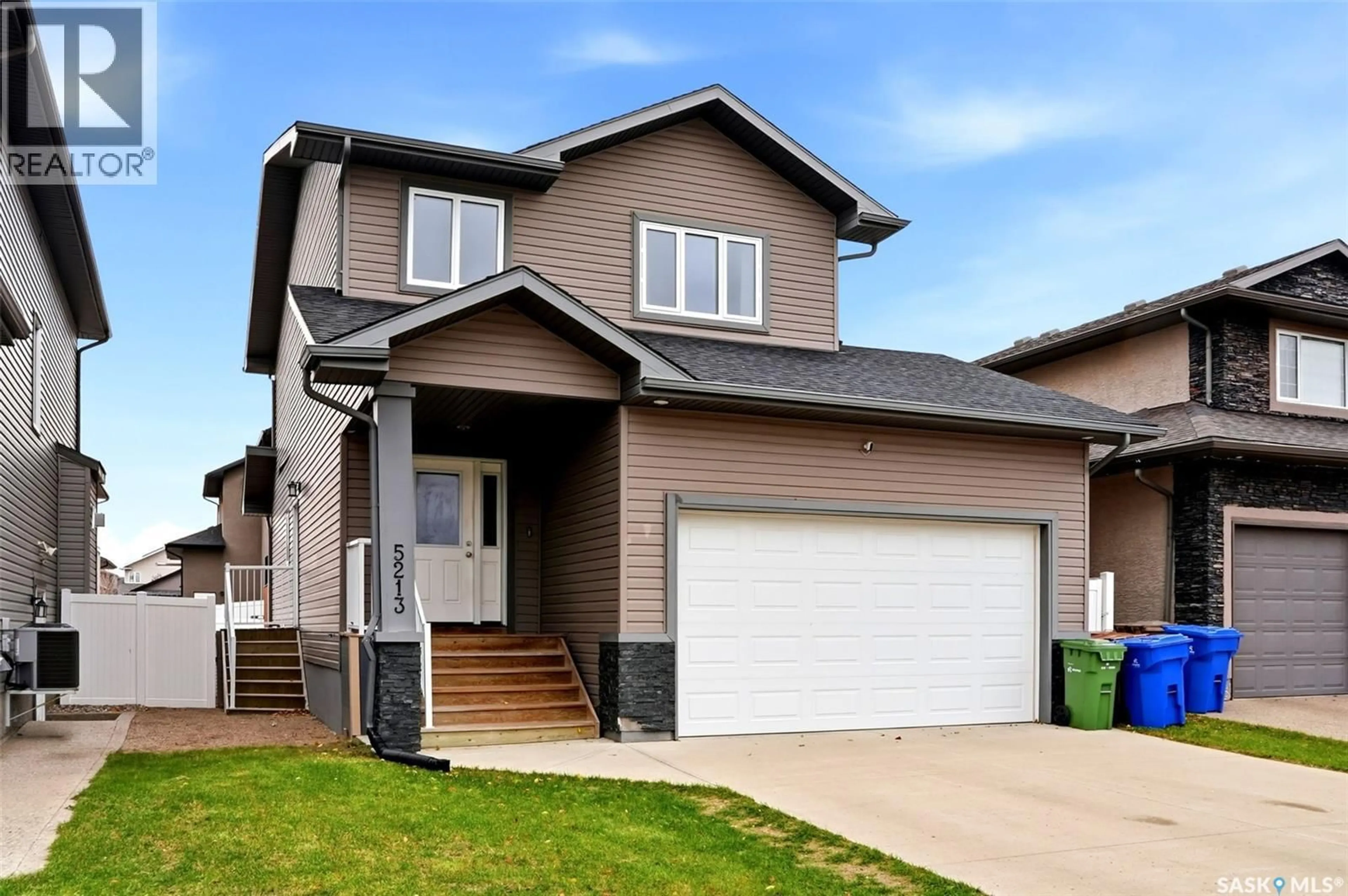 Home with vinyl exterior material, street for 5213 CANUCK CRESCENT, Regina Saskatchewan S4W0H1