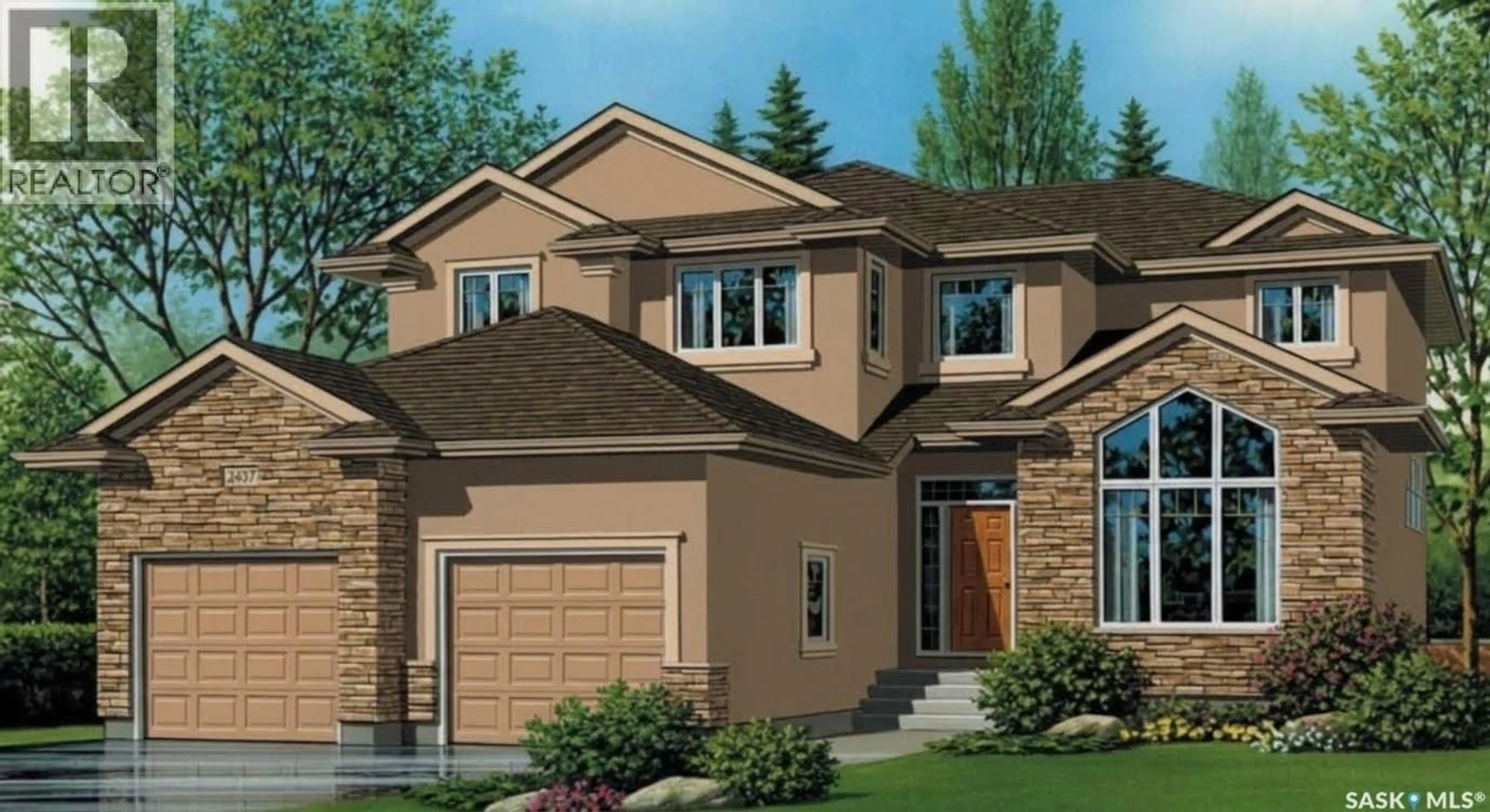 Home with brick exterior material, street for 842 WEIR GREEN, Warman Saskatchewan S0K4S4