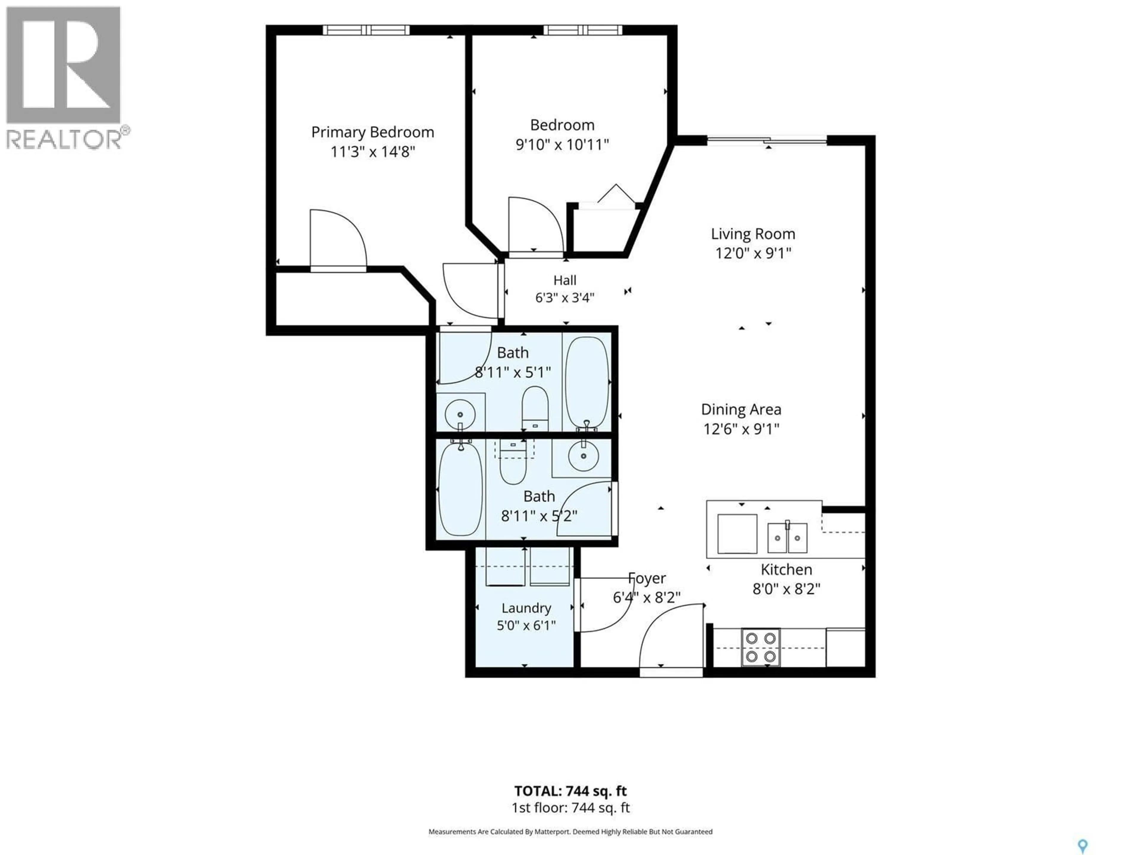 Floor plan for 5500 - 2418 MITCHINSON WAY, Regina Saskatchewan S4W0J9