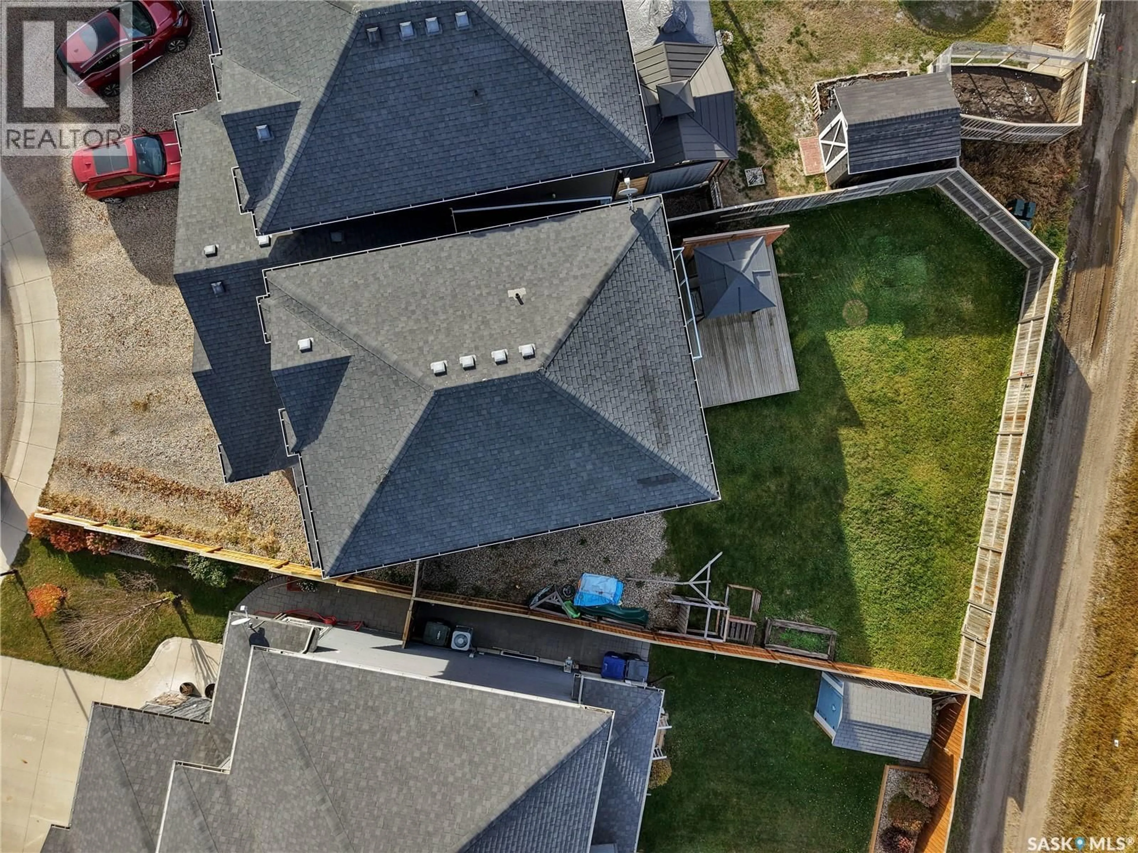 A pic from outside/outdoor area/front of a property/back of a property/a pic from drone, street for 437 REDWOOD CRESCENT, Warman Saskatchewan S0K4S2