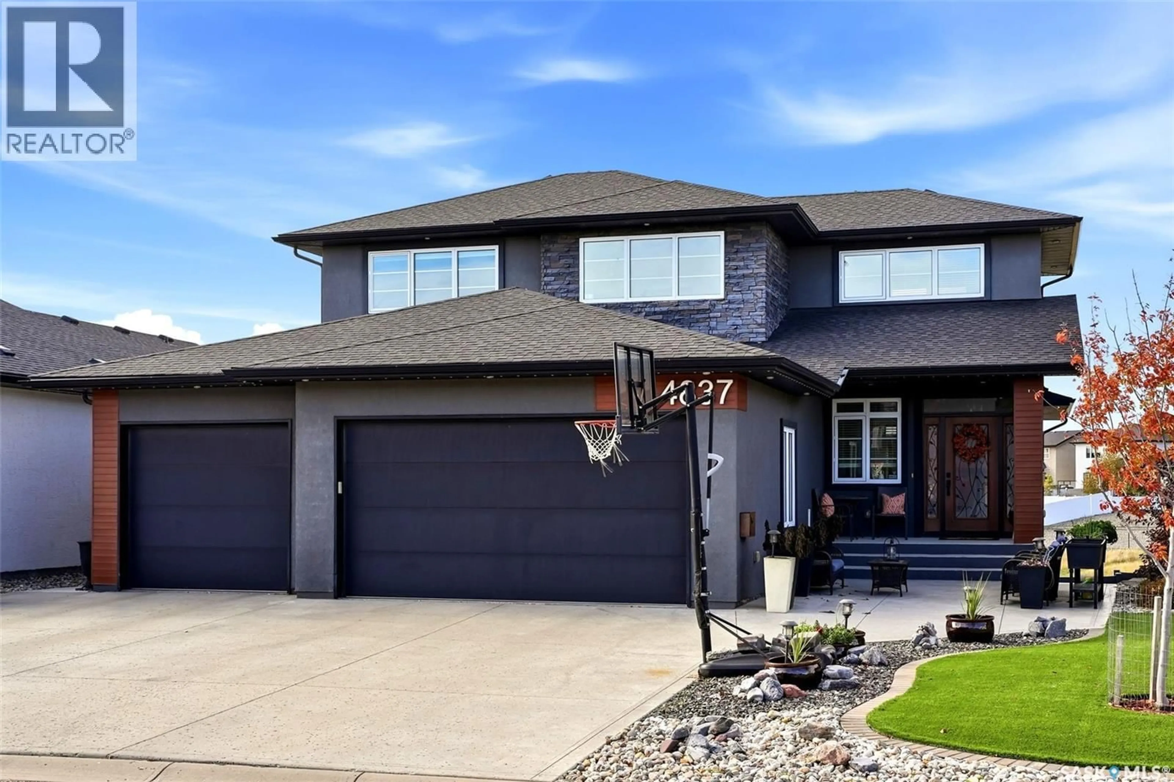 Home with brick exterior material, street for 4837 WRIGHT ROAD, Regina Saskatchewan S4W0A8