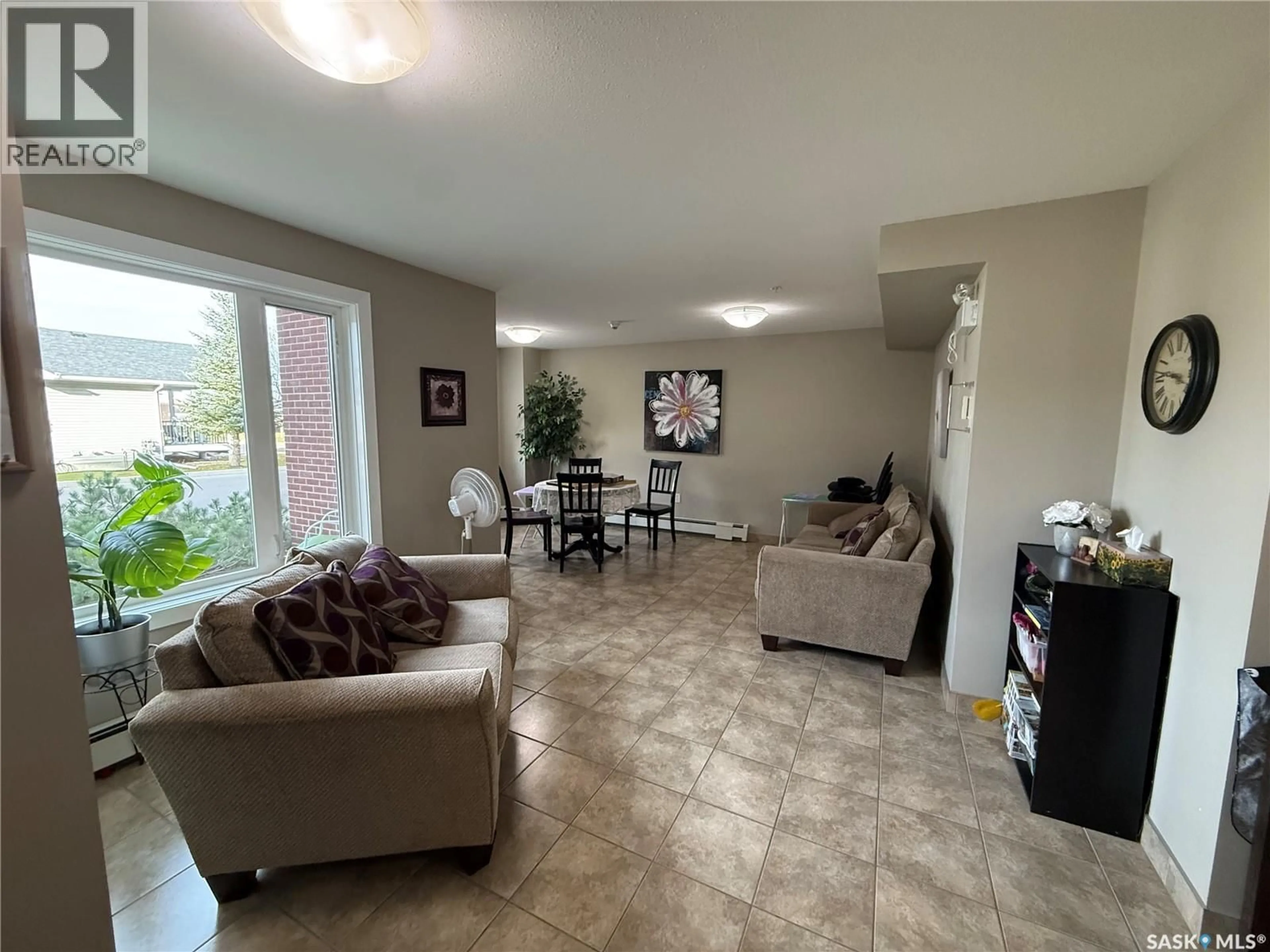 Living room with furniture, unknown for NE - 103 820 5TH STREET, Weyburn Saskatchewan S4H2V2
