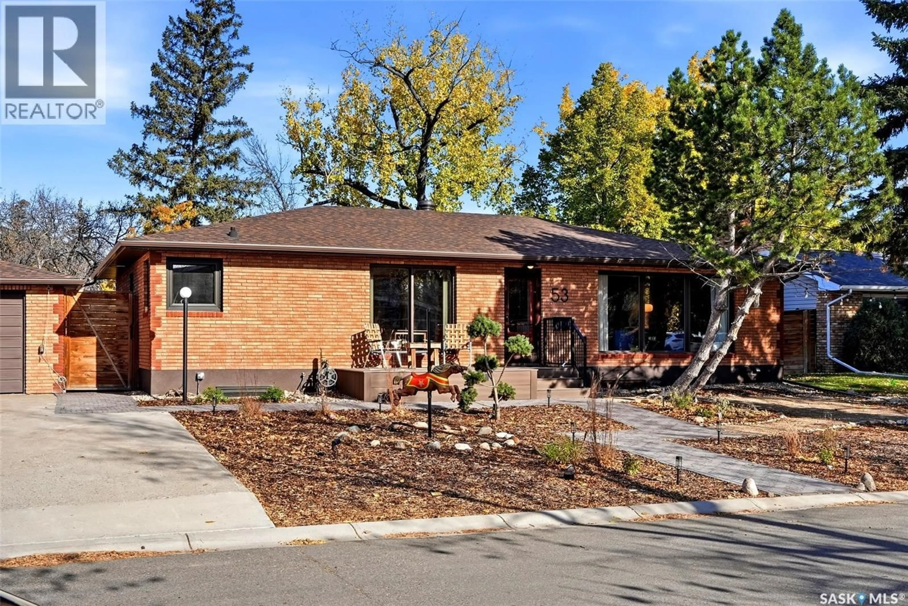 Home with brick exterior material, street for 53 CALDER CRESCENT, Regina Saskatchewan S4S4A5