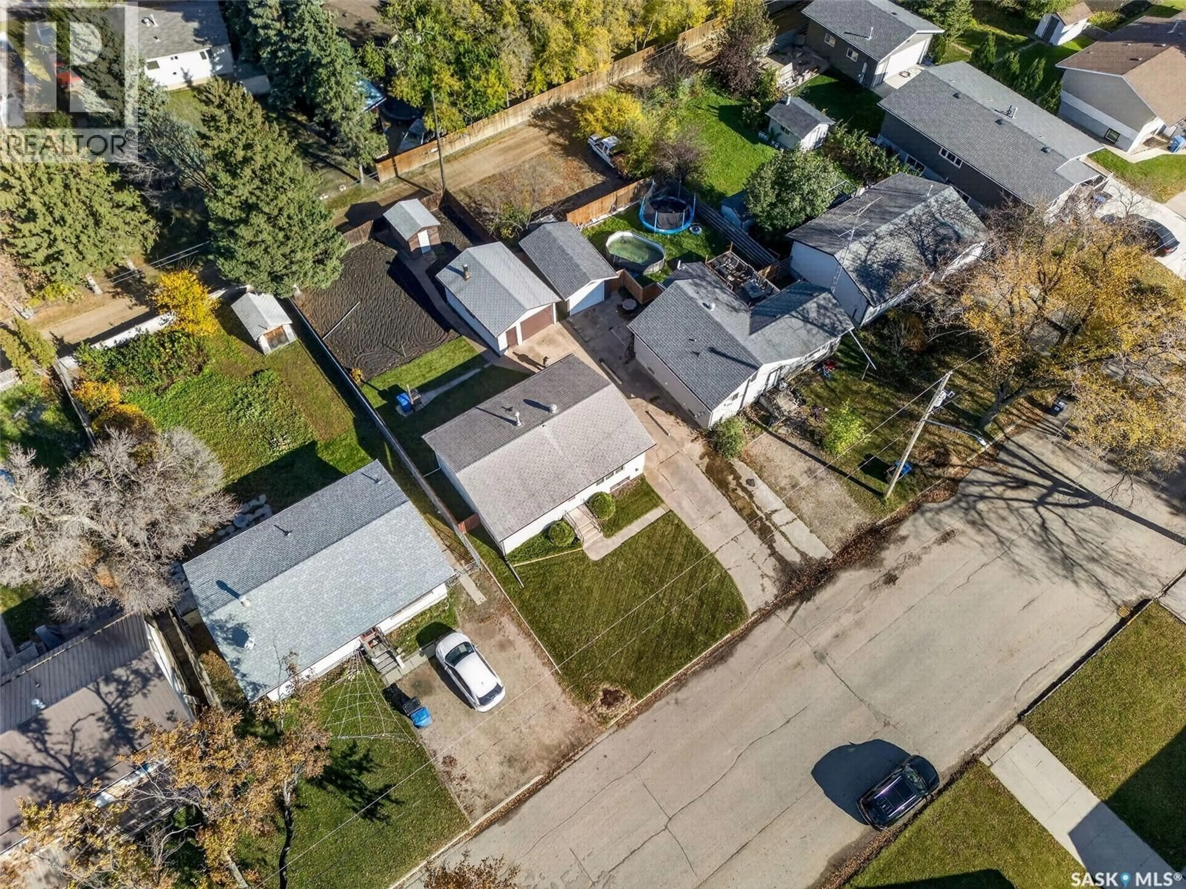 A pic from outside/outdoor area/front of a property/back of a property/a pic from drone, street for 214 BURNS AVENUE, Melfort Saskatchewan S0E1A0