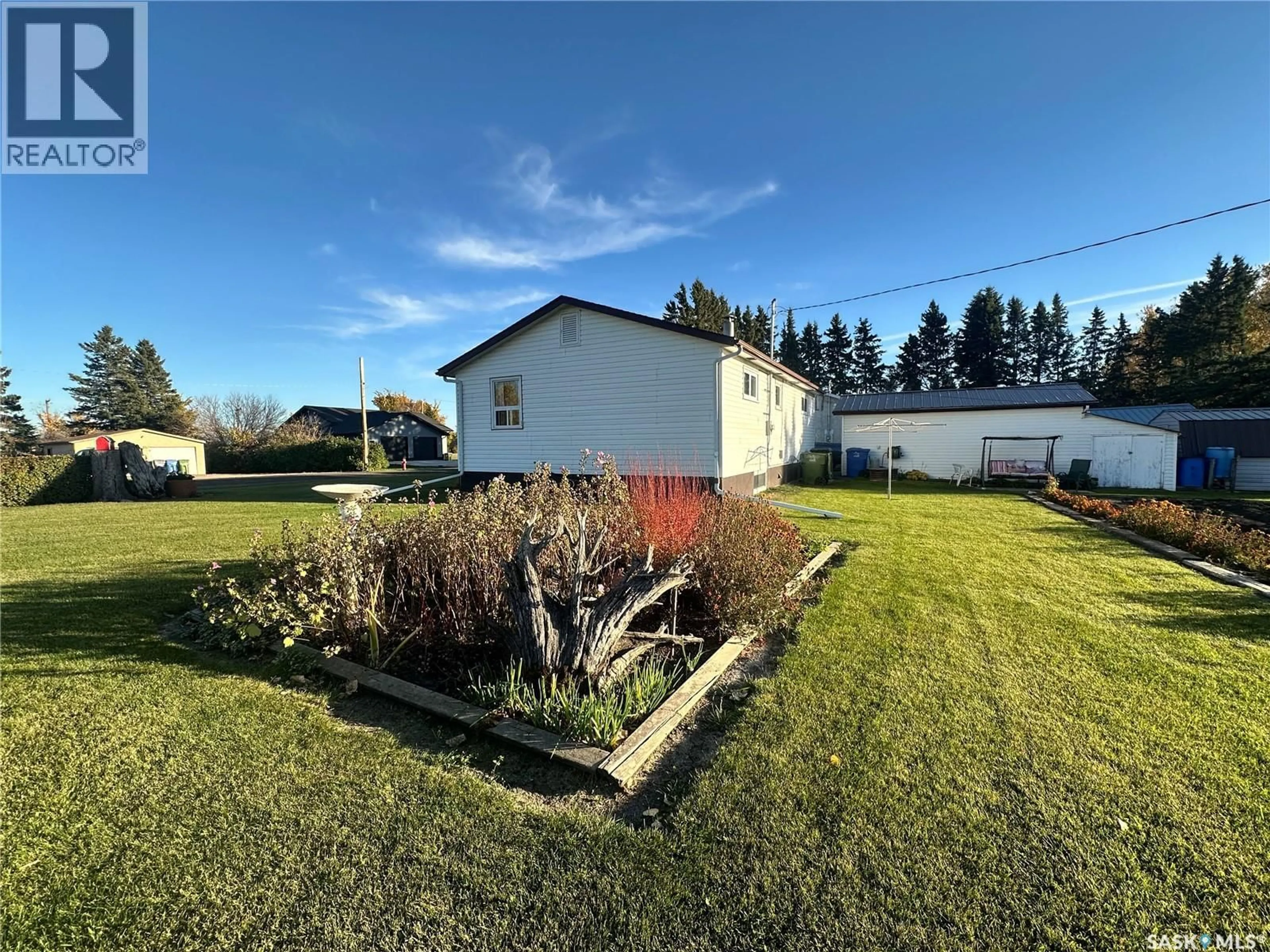 A pic from outside/outdoor area/front of a property/back of a property/a pic from drone, unknown for 50 RAE AVENUE, Yorkton Saskatchewan S3N3L4