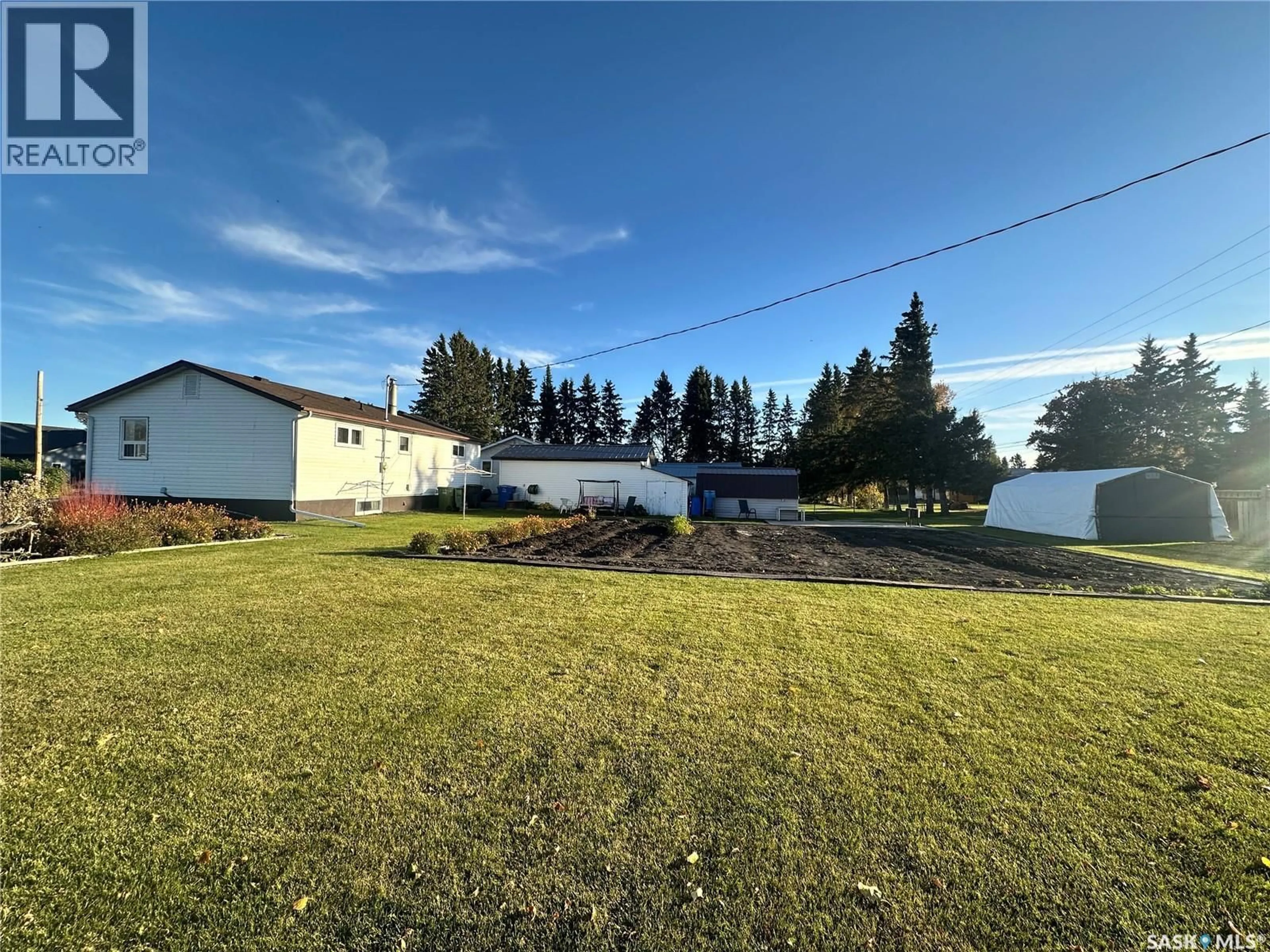 A pic from outside/outdoor area/front of a property/back of a property/a pic from drone, unknown for 50 RAE AVENUE, Yorkton Saskatchewan S3N3L4