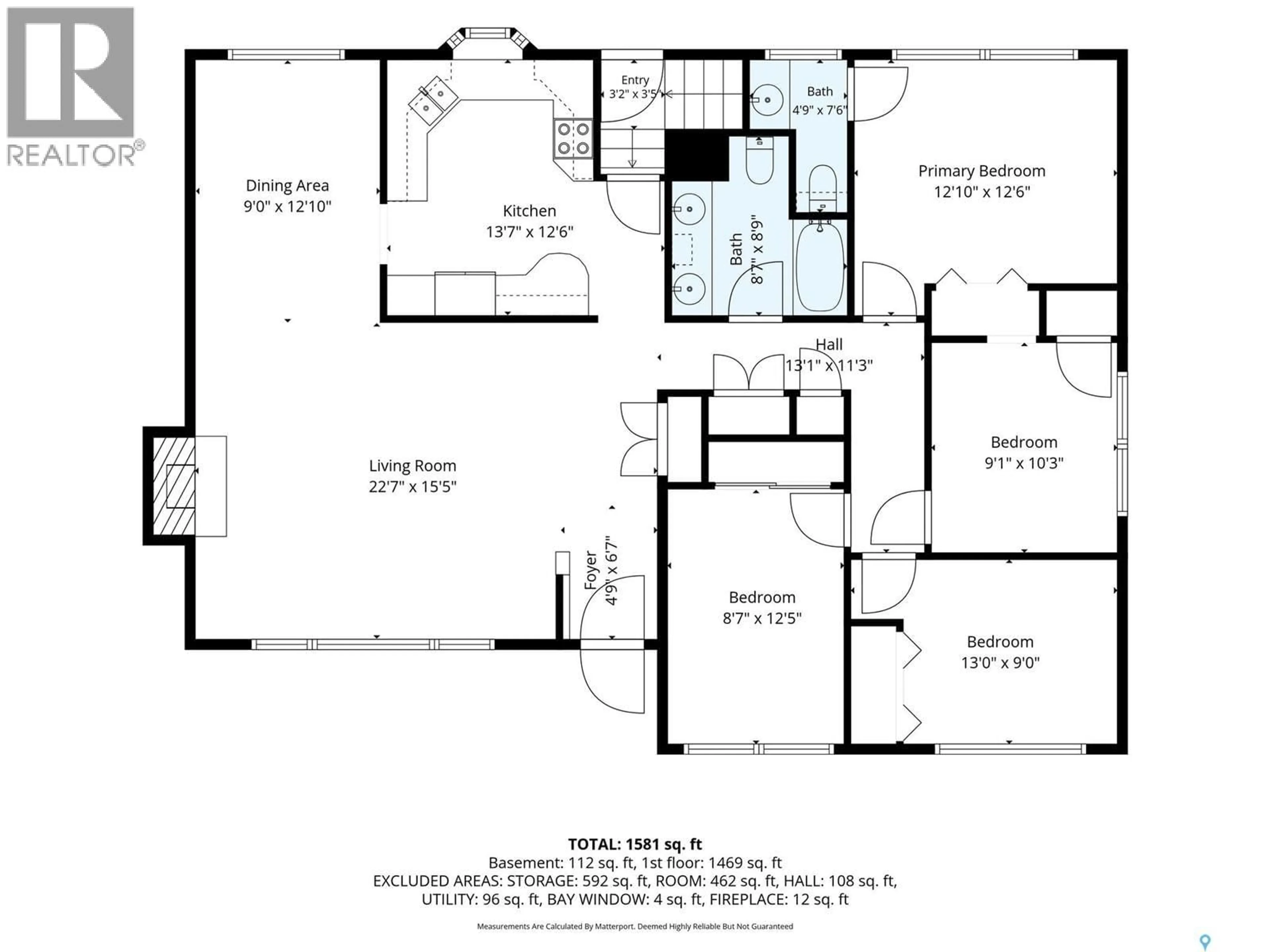 Floor plan for 139 SUNSET DRIVE, Regina Saskatchewan S4S2S1