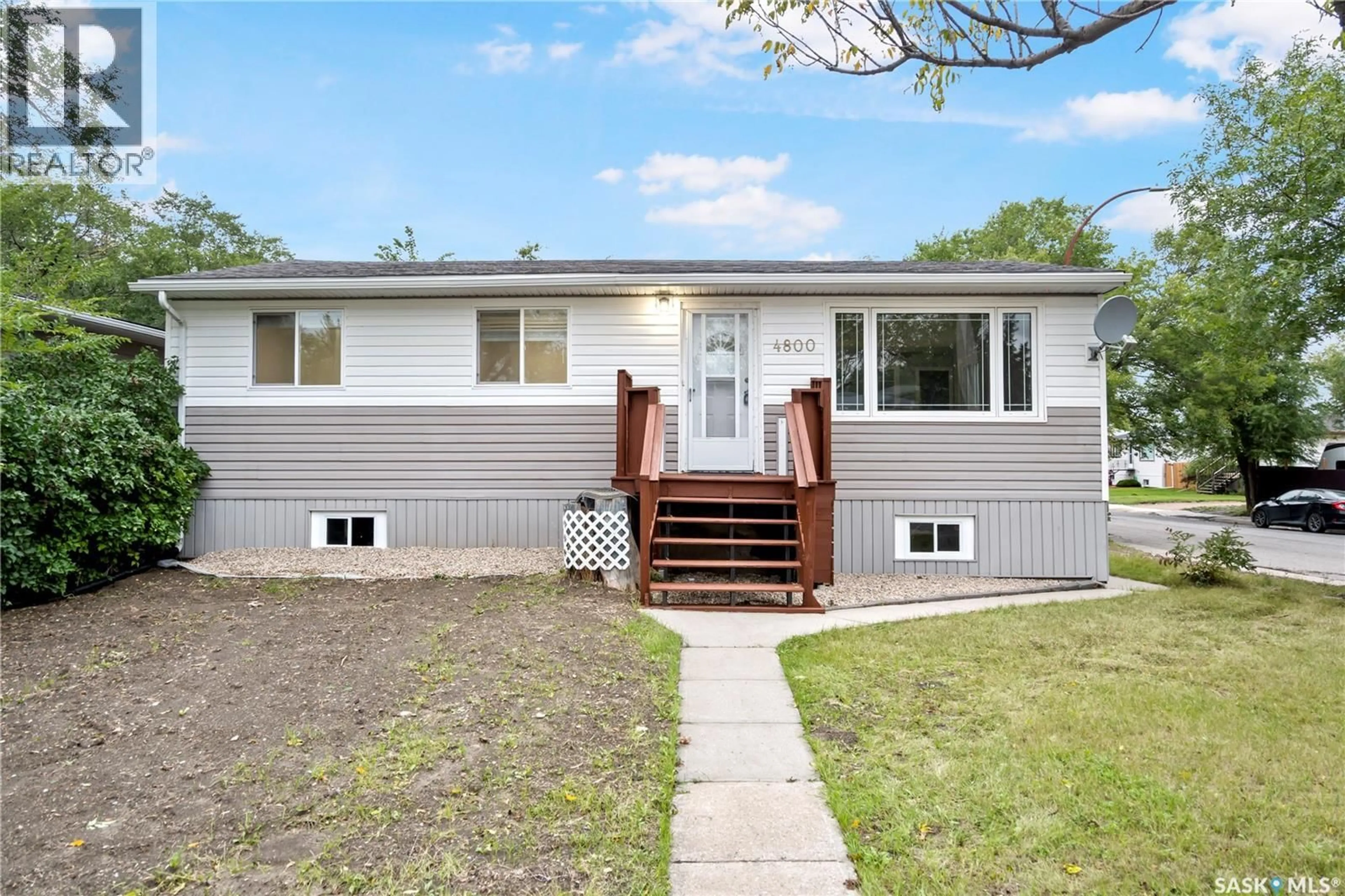 Home with vinyl exterior material, street for 4800 4TH AVENUE, Regina Saskatchewan S4T0J2