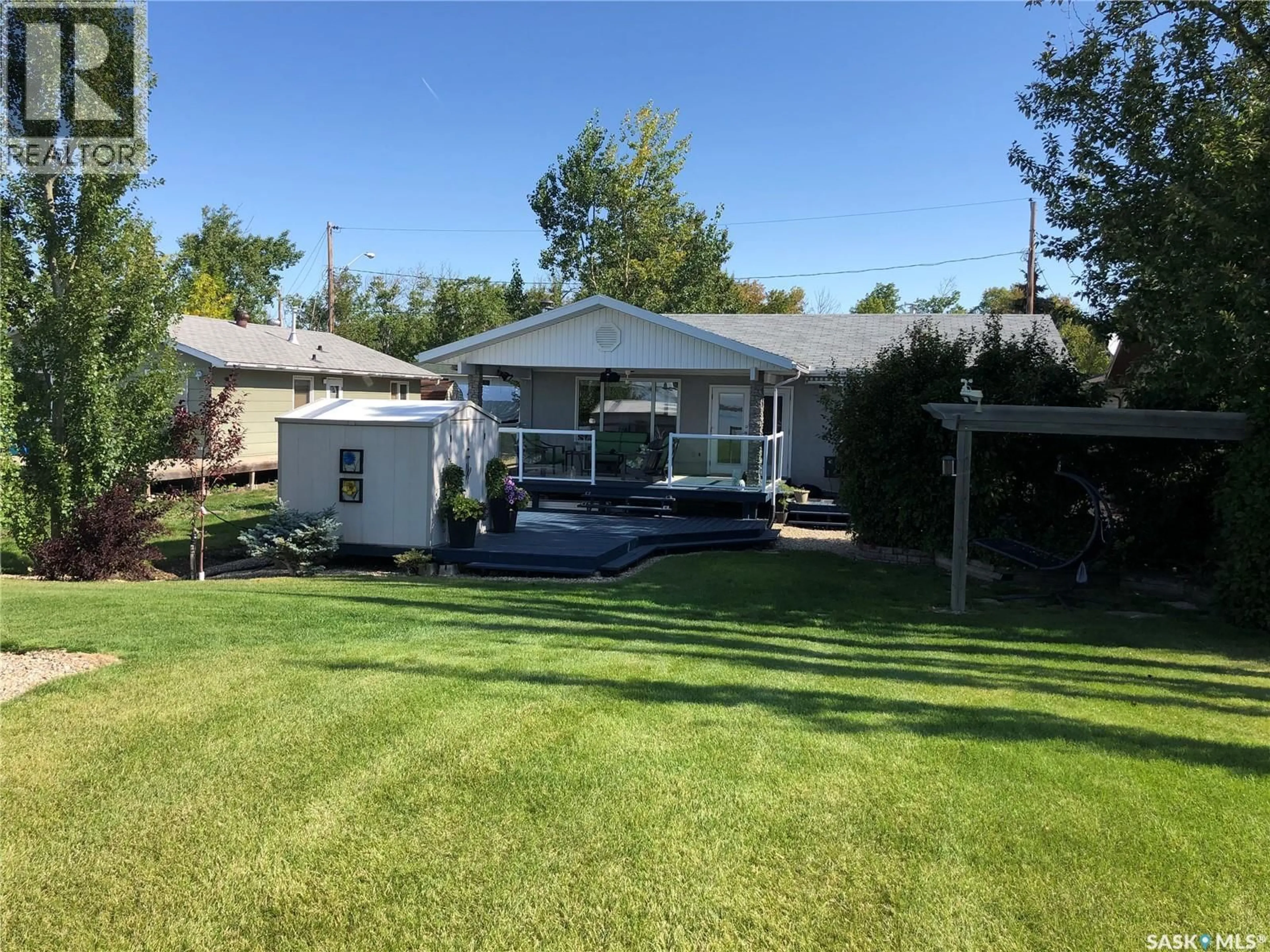 A pic from outside/outdoor area/front of a property/back of a property/a pic from drone, unknown for 115 LAKESIDE DRIVE, Fishing Lake Saskatchewan S0A1A0