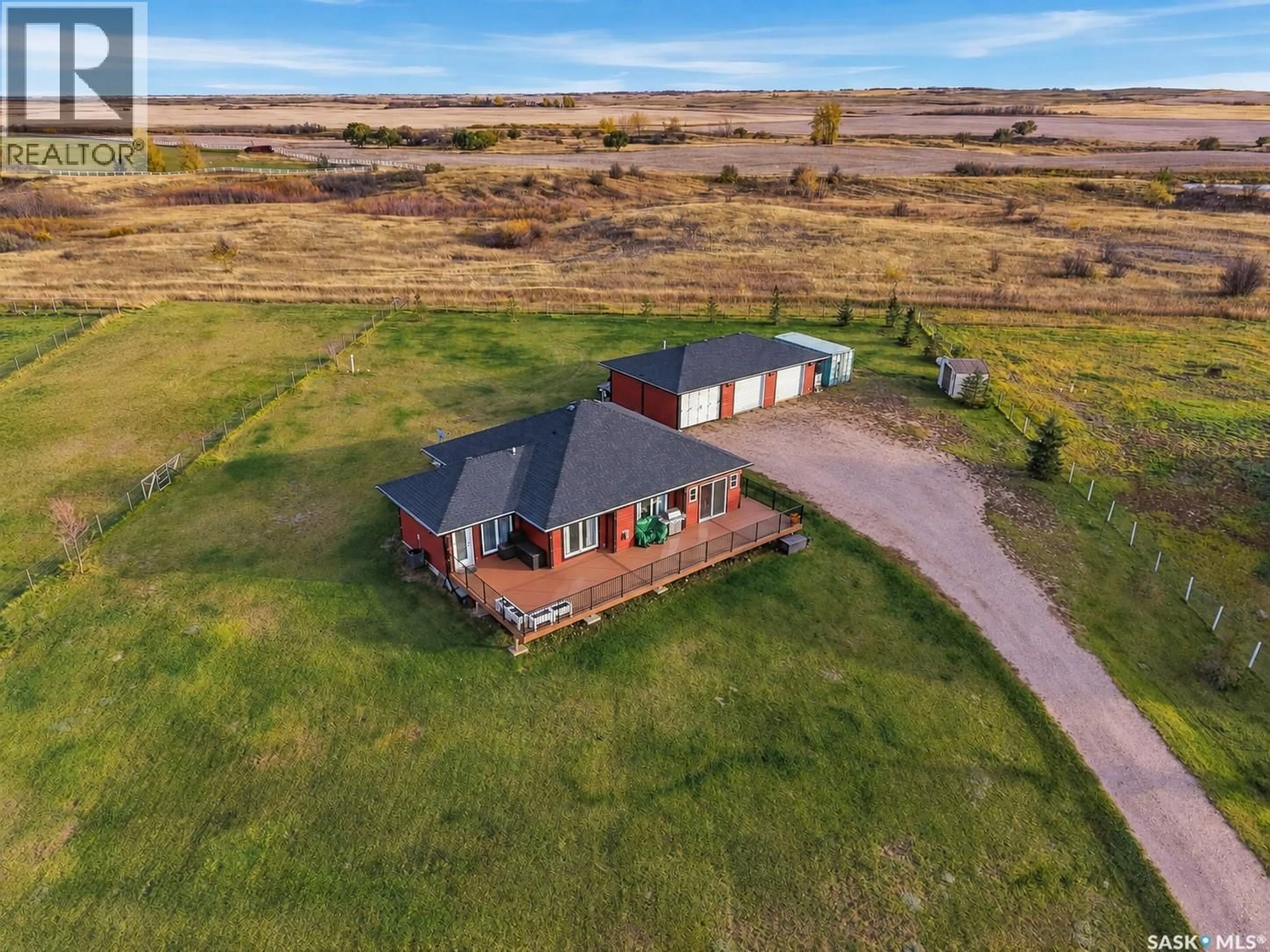 A pic from outside/outdoor area/front of a property/back of a property/a pic from drone, unknown for 13 CONNOR ROAD, Dundurn Rm No. 314 Saskatchewan S0K1K0
