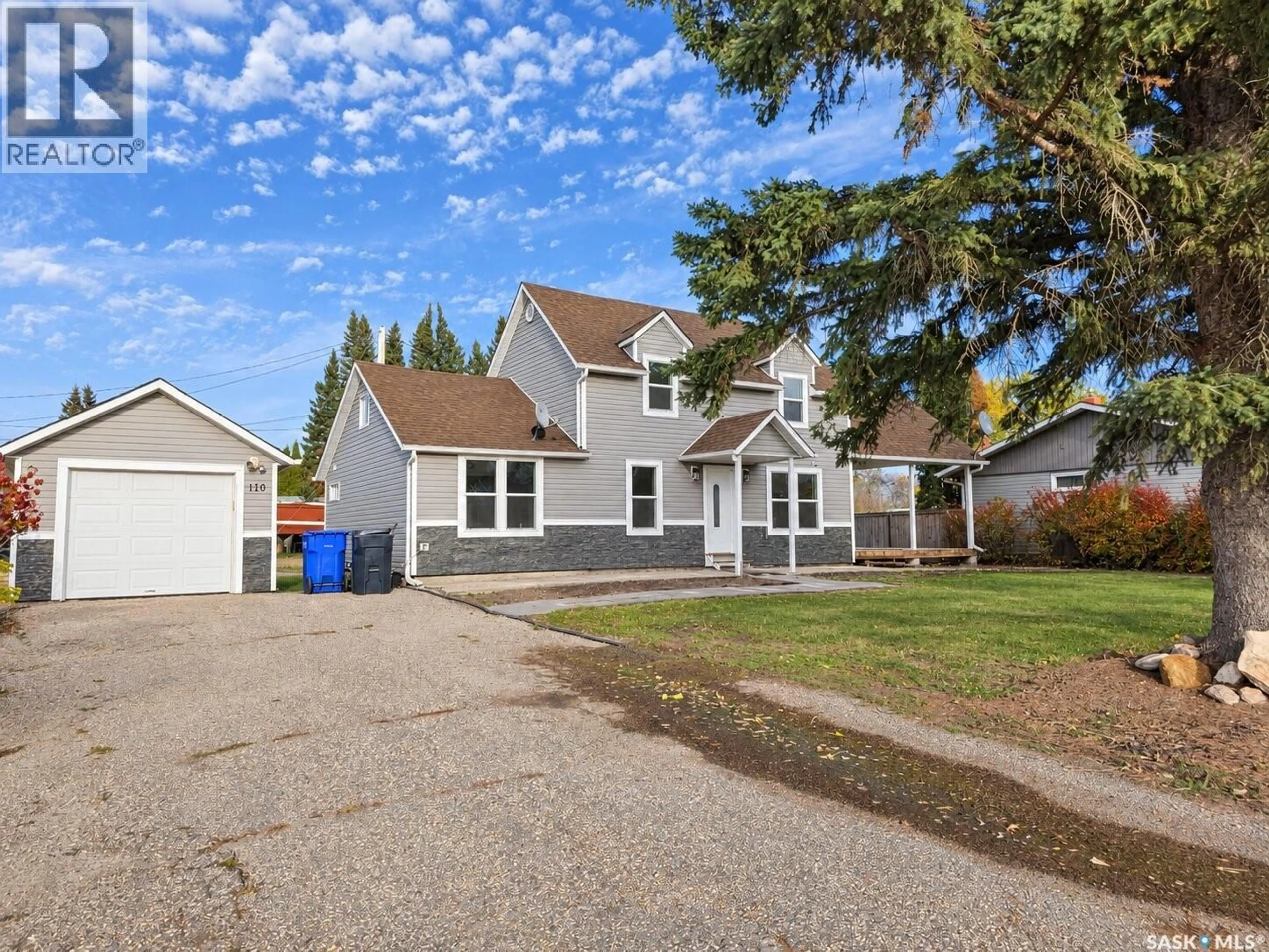 Home with vinyl exterior material, street for 110 PROTHERO AVENUE, Churchbridge Saskatchewan S0A0M0