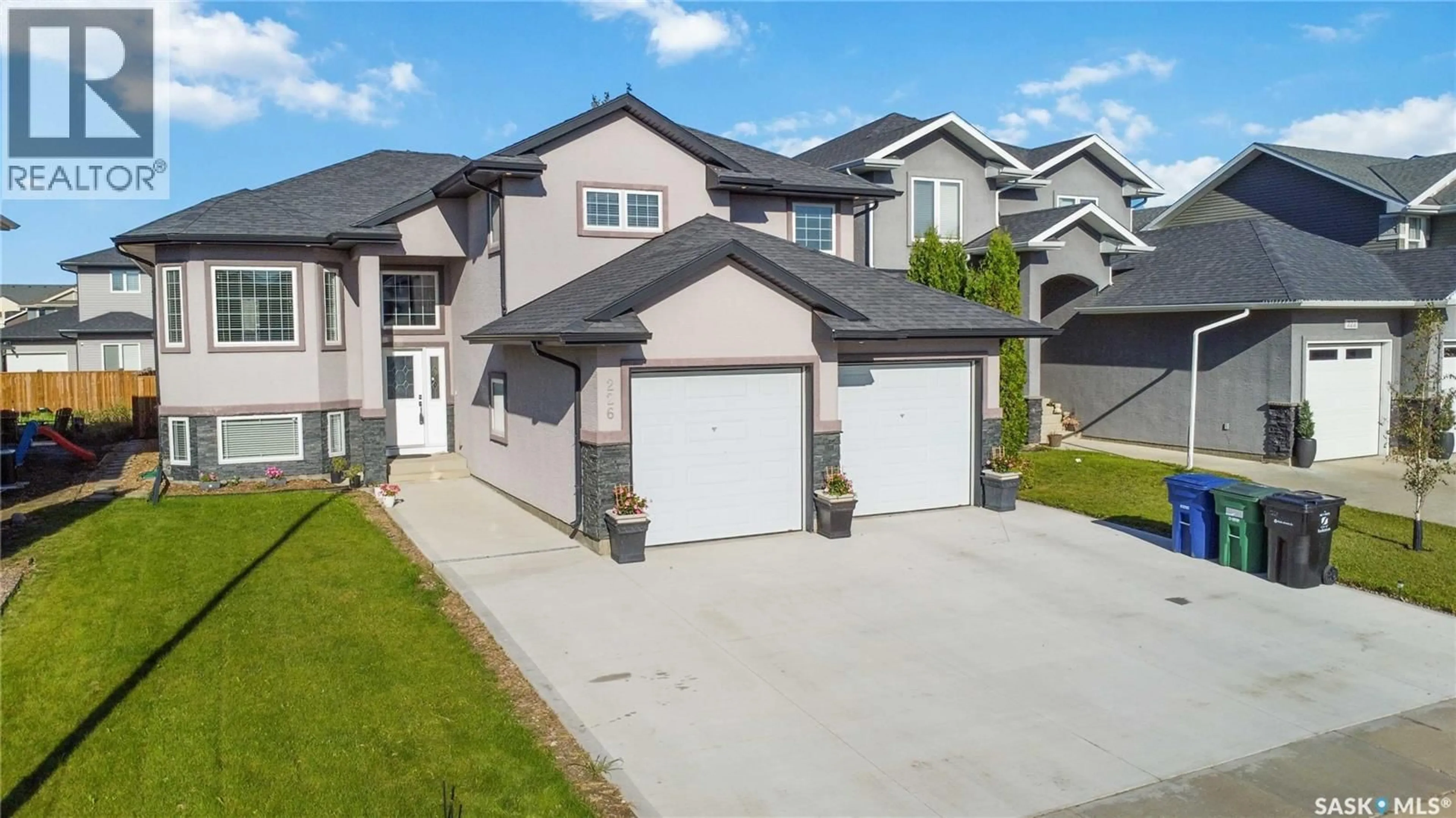 A pic from outside/outdoor area/front of a property/back of a property/a pic from drone, street for 226 PICHLER LANE, Saskatoon Saskatchewan S7V1A8
