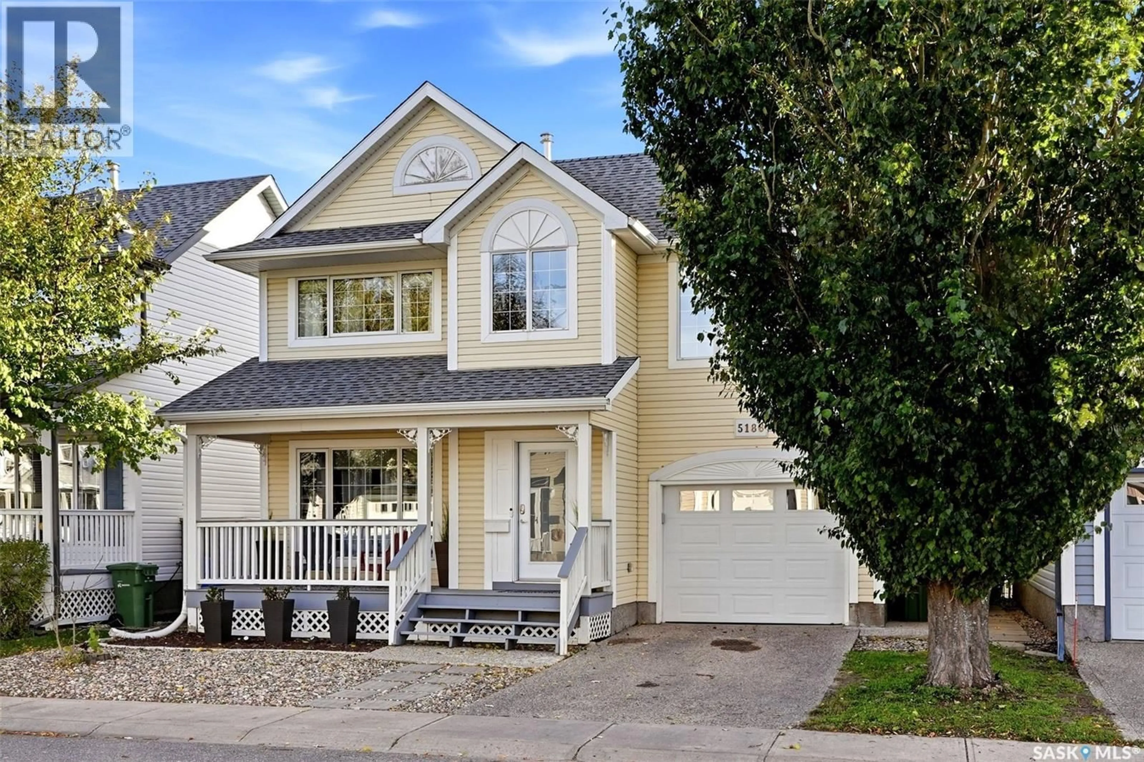 Home with vinyl exterior material, street for 5188 DONNELLY CRESCENT, Regina Saskatchewan S4X4M9