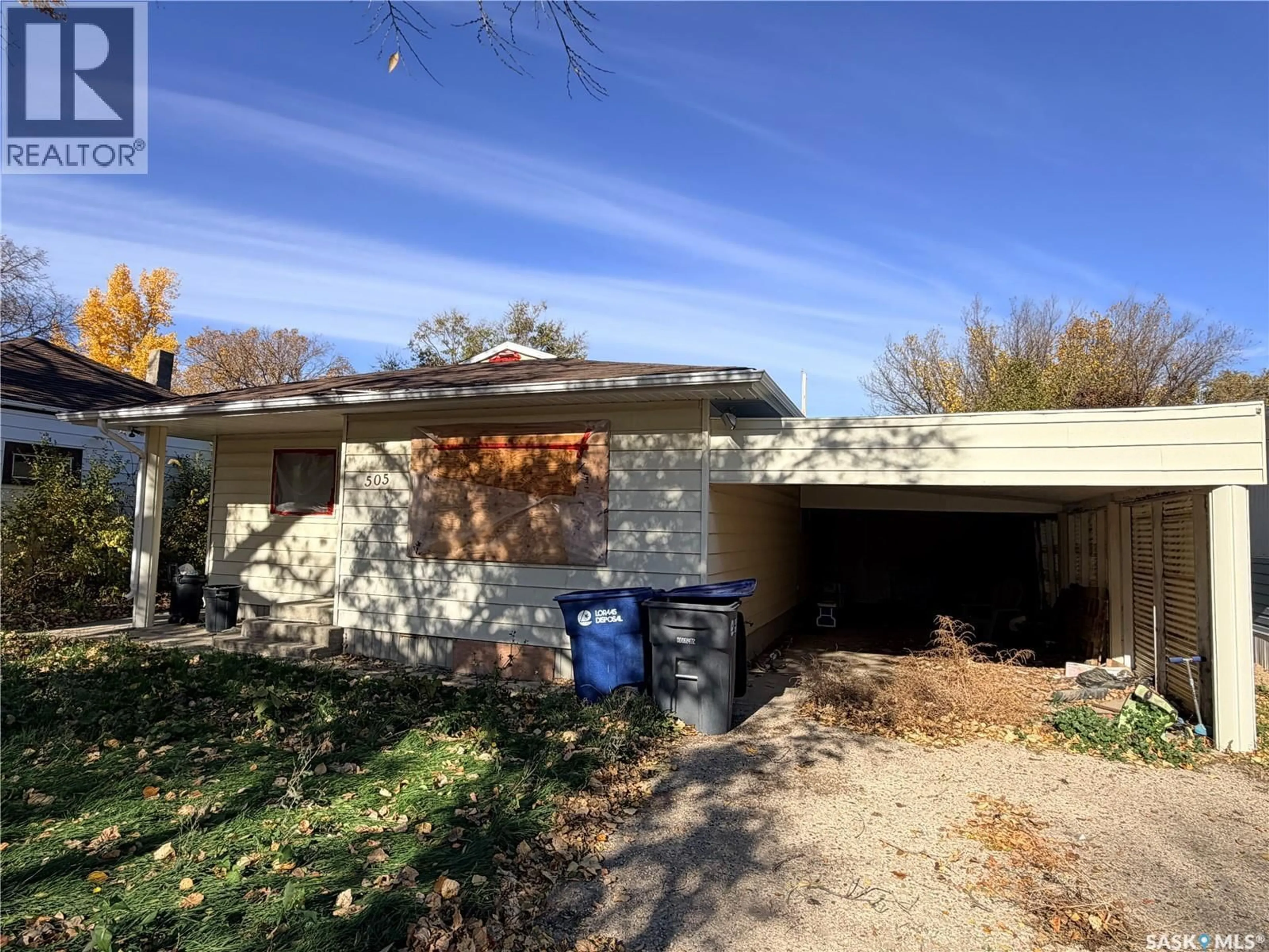 Home with brick exterior material, street for 505 4TH AVENUE, Assiniboia Saskatchewan S0H0B0