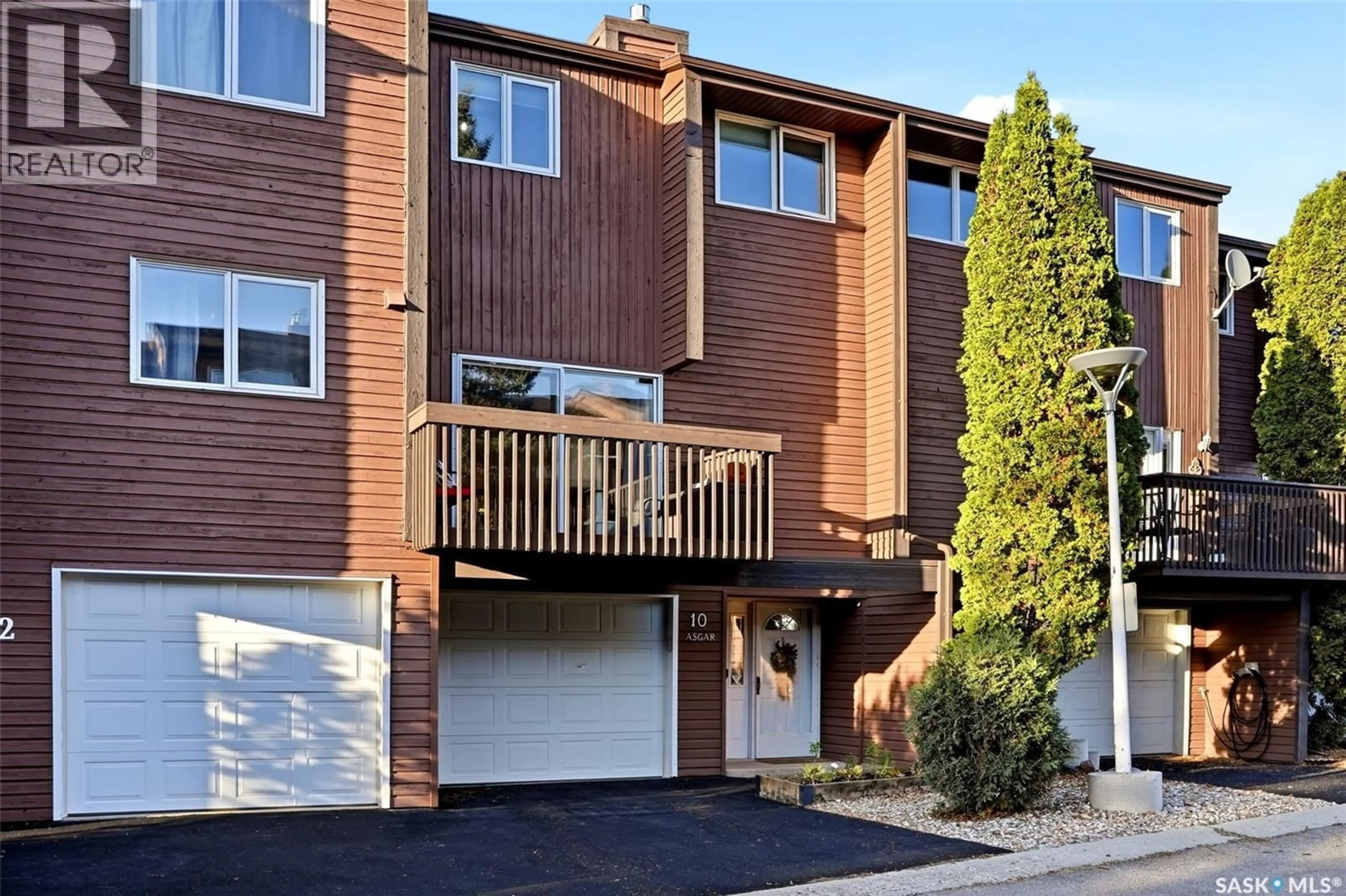 Home with brick exterior material, street for 10 ASGAR WALK, Regina Saskatchewan S4S6W4