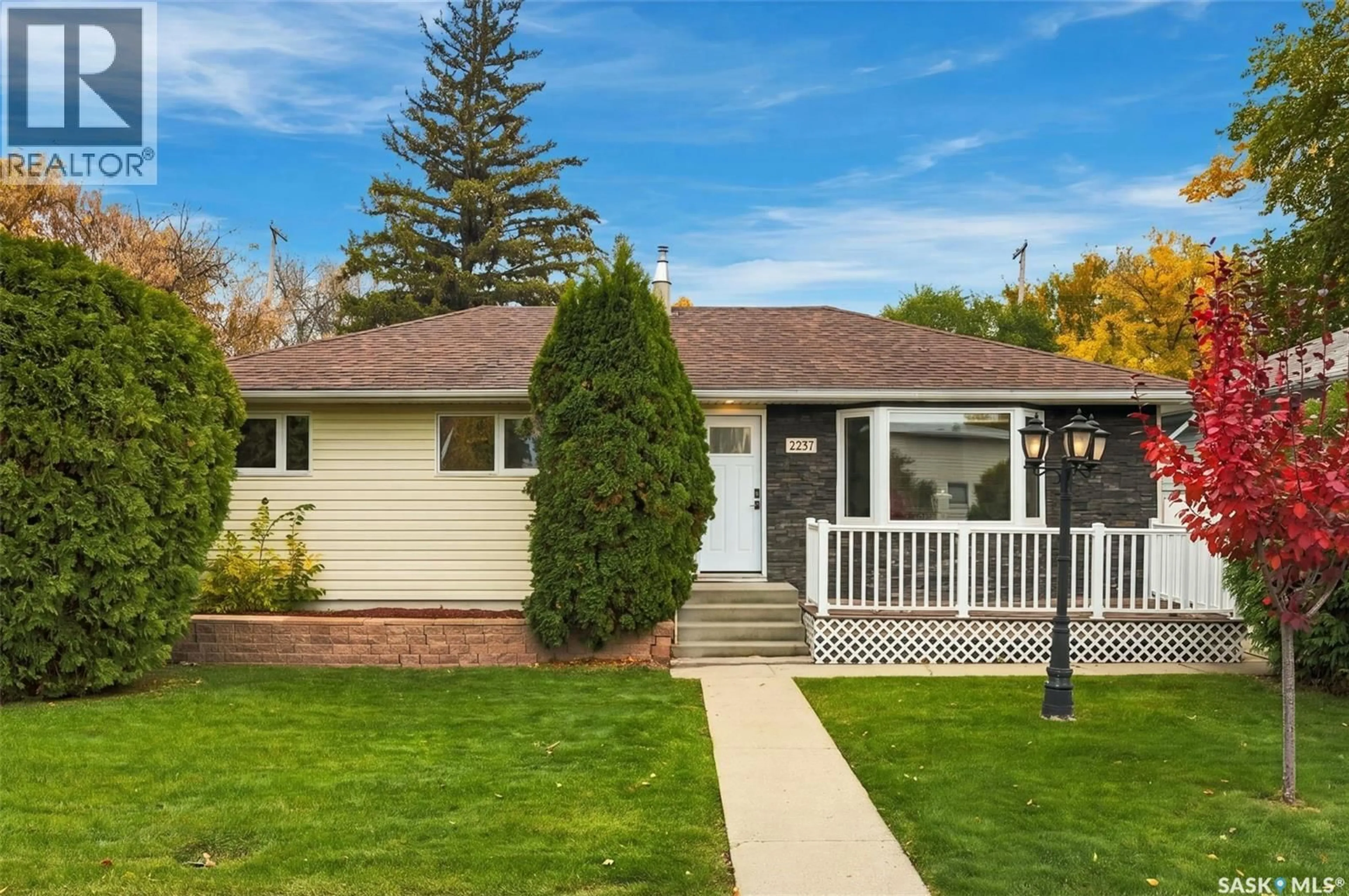 Home with vinyl exterior material, street for 2237 ALBERT AVENUE, Saskatoon Saskatchewan S7J1K1