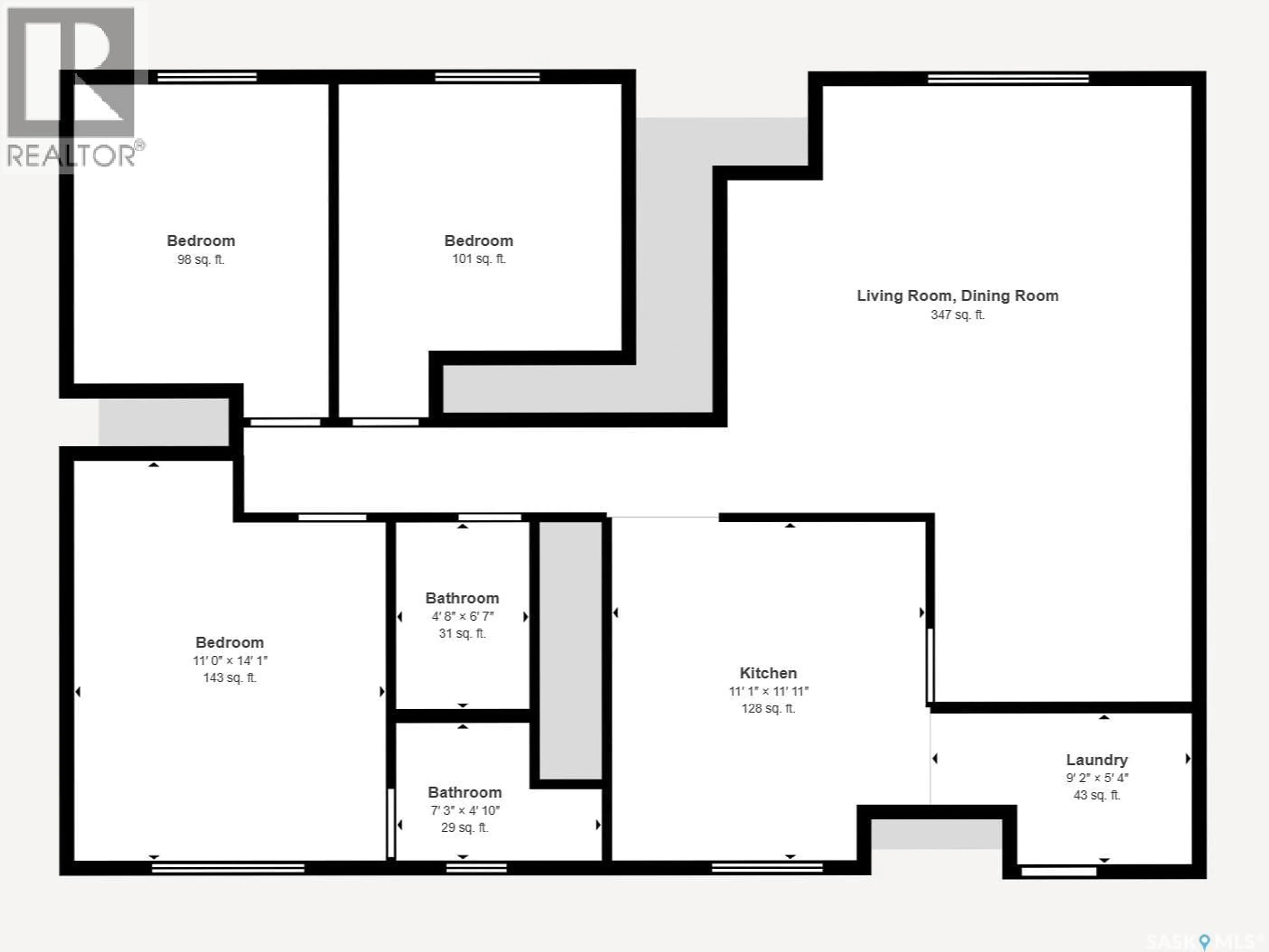 Floor plan for 51 FRENCH CRESCENT, Regina Saskatchewan S4R6N3