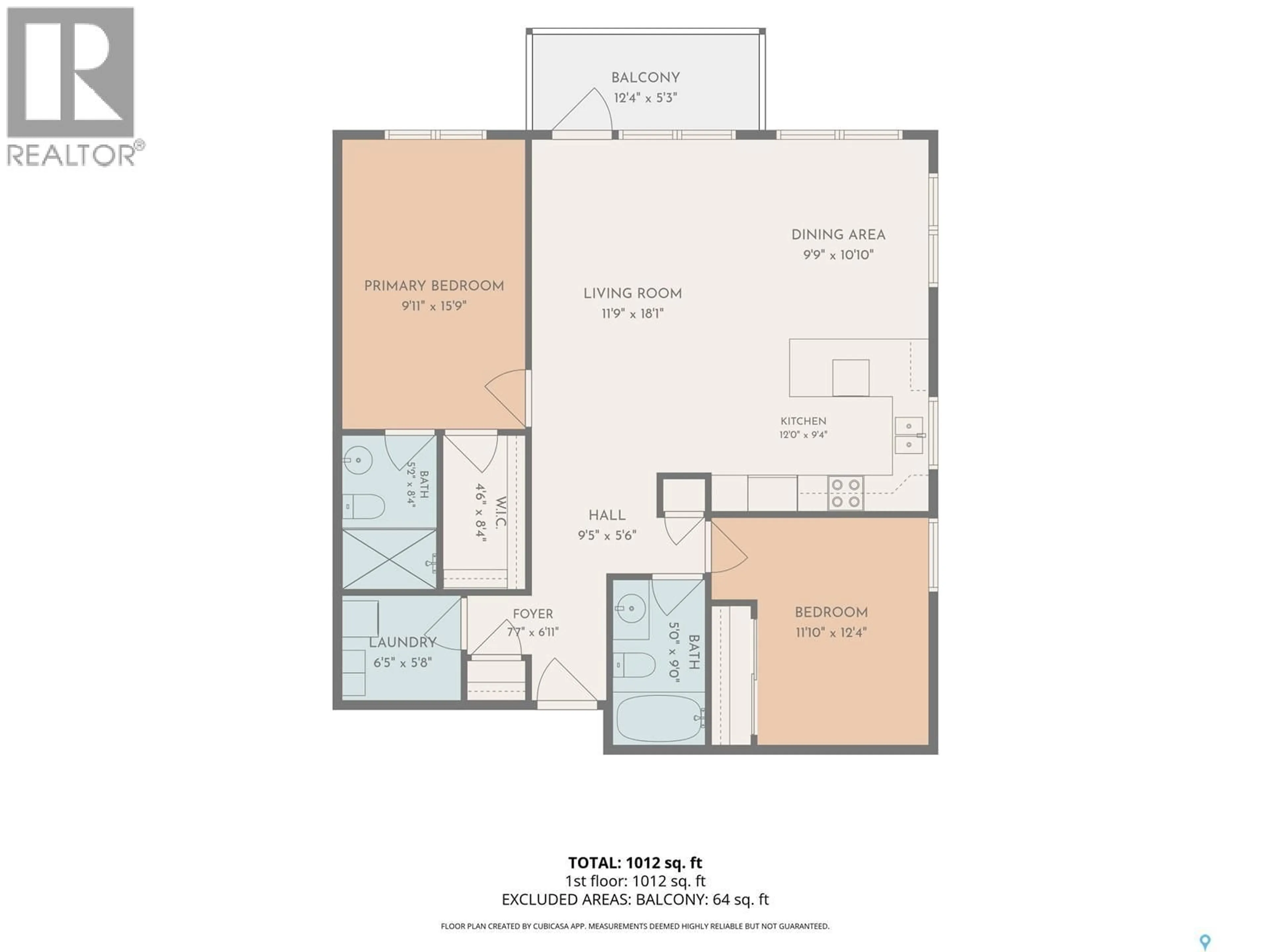 Floor plan for 321 2710 MAIN STREET, Saskatoon Saskatchewan S7H0M3