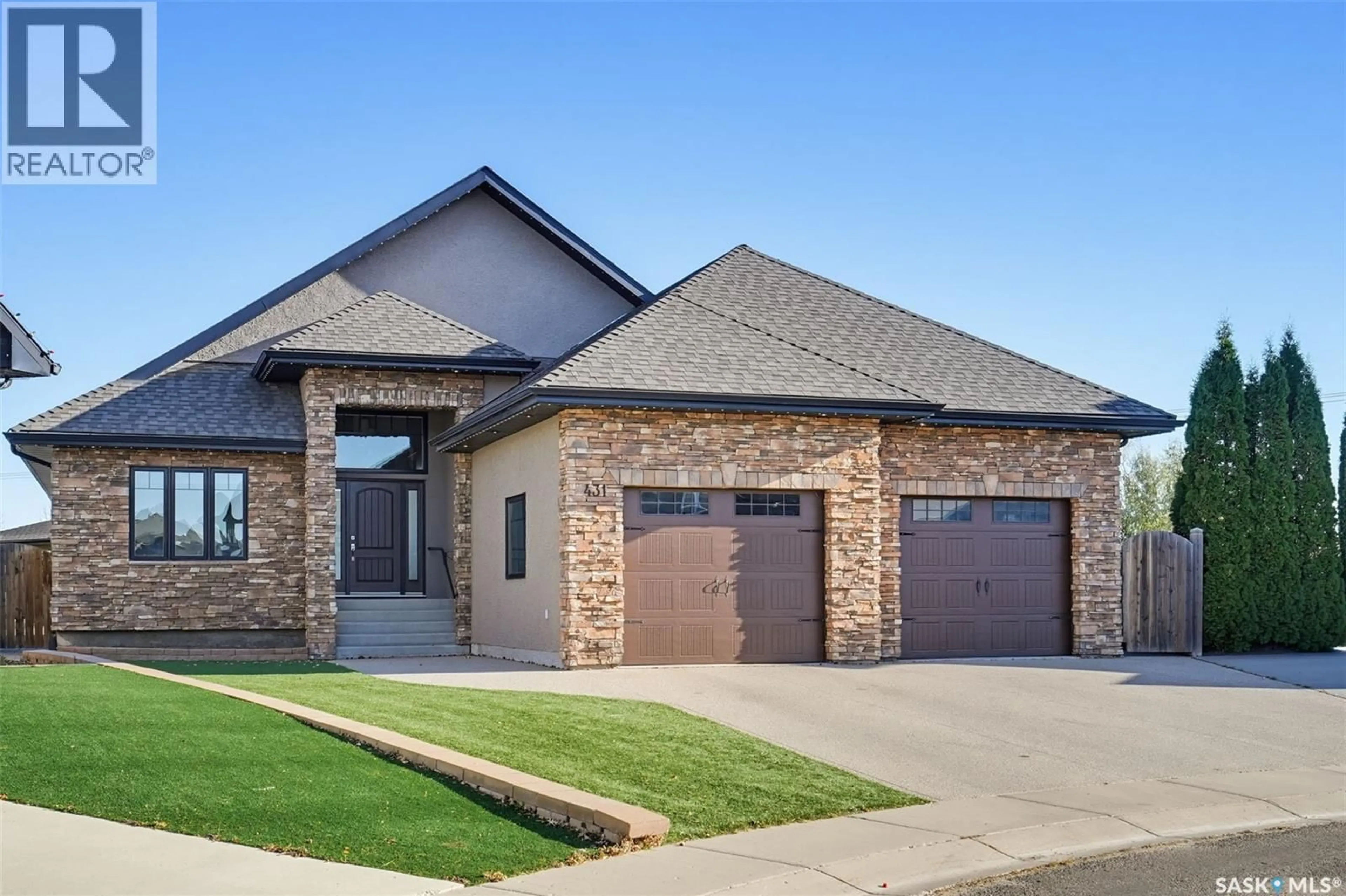 Home with brick exterior material, street for 431 PATON PLACE, Saskatoon Saskatchewan S7W0B8