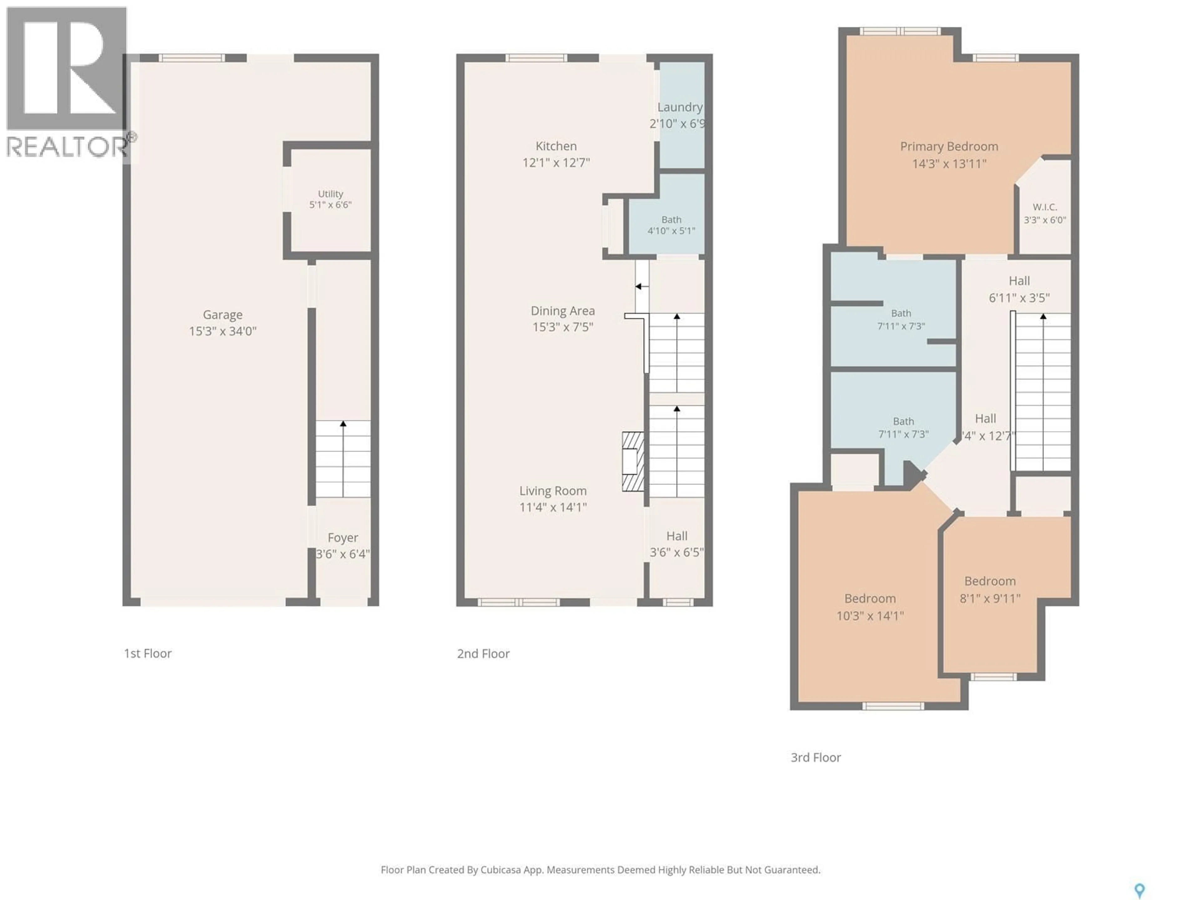 Floor plan for 37 425 LANGER PLACE, Warman Saskatchewan S0K4S1