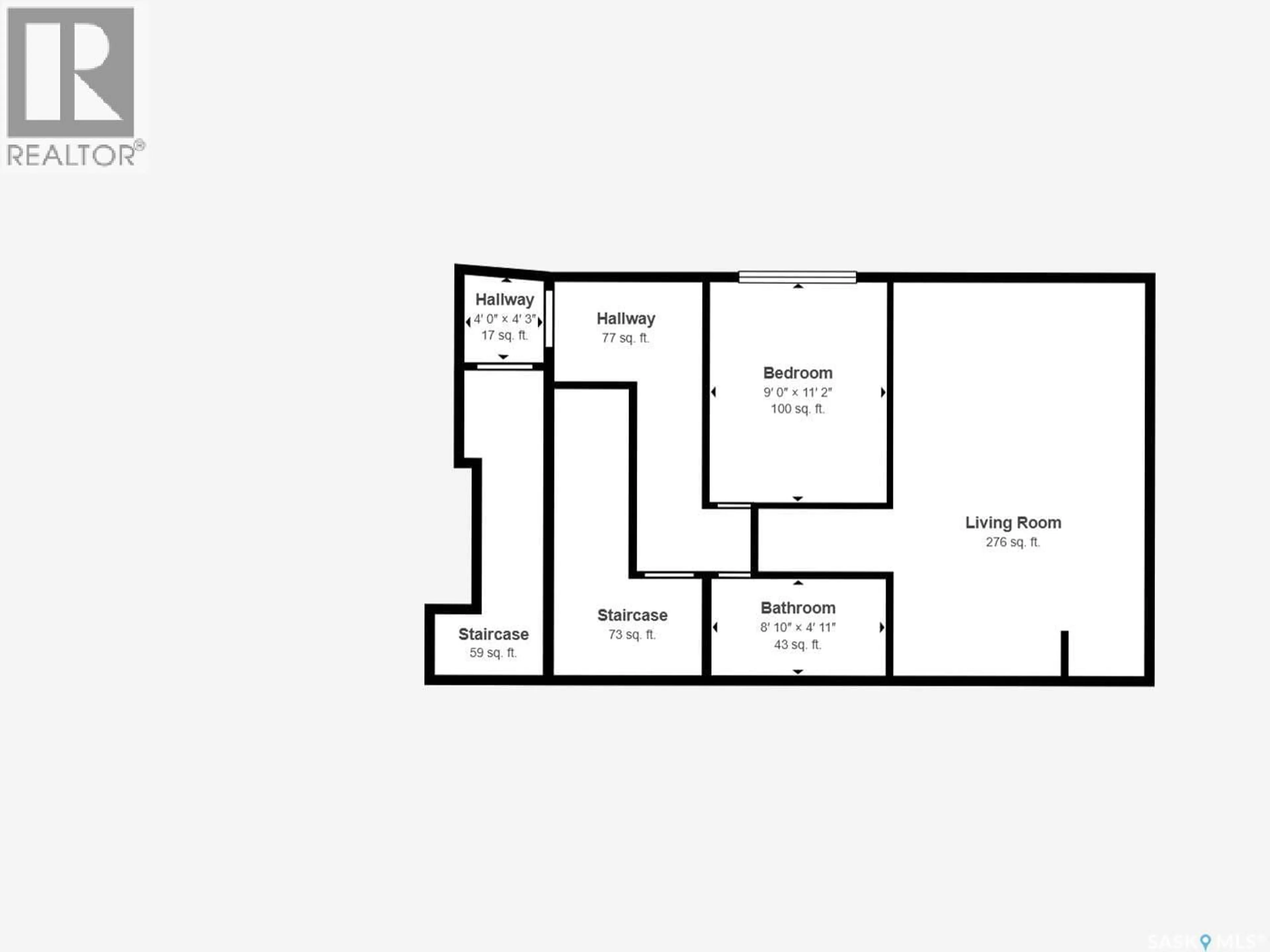Floor plan for 1840 RETALLACK STREET, Regina Saskatchewan S4T2J7