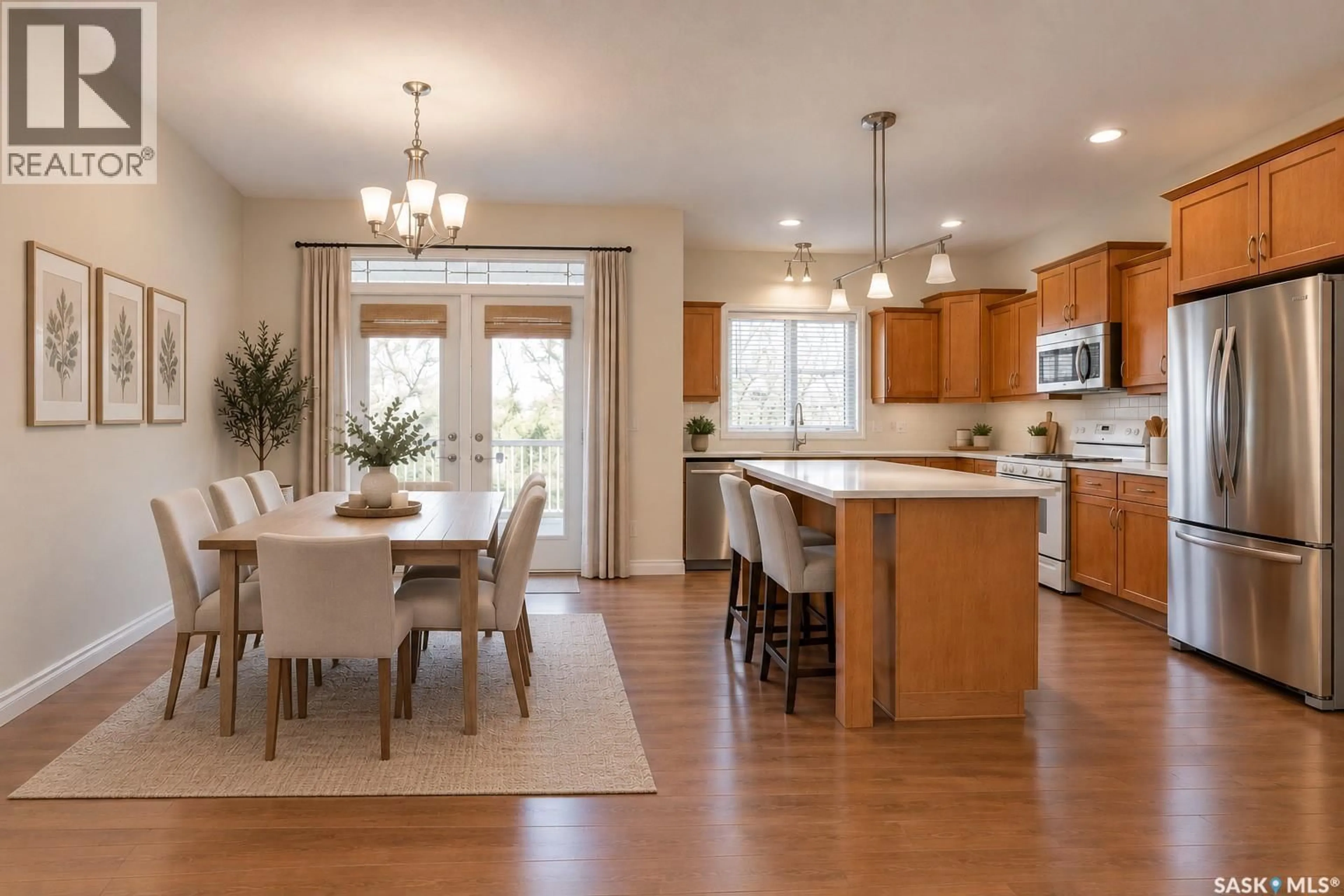 Open concept kitchen, unknown for 210 GREAVES COURT, Saskatoon Saskatchewan S7W1A8