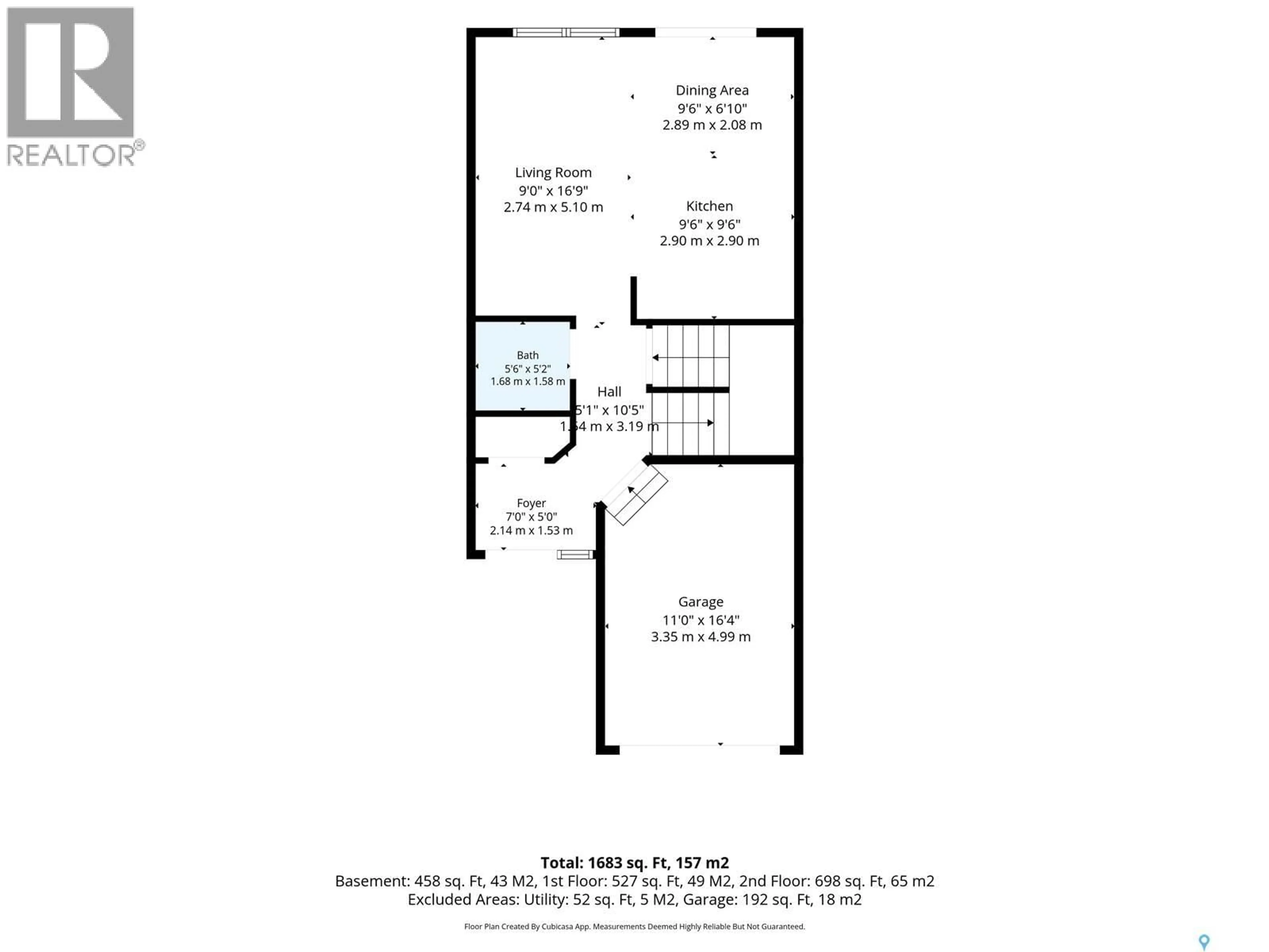 Floor plan for 302 410 HUNTER ROAD, Saskatoon Saskatchewan S7T0L5