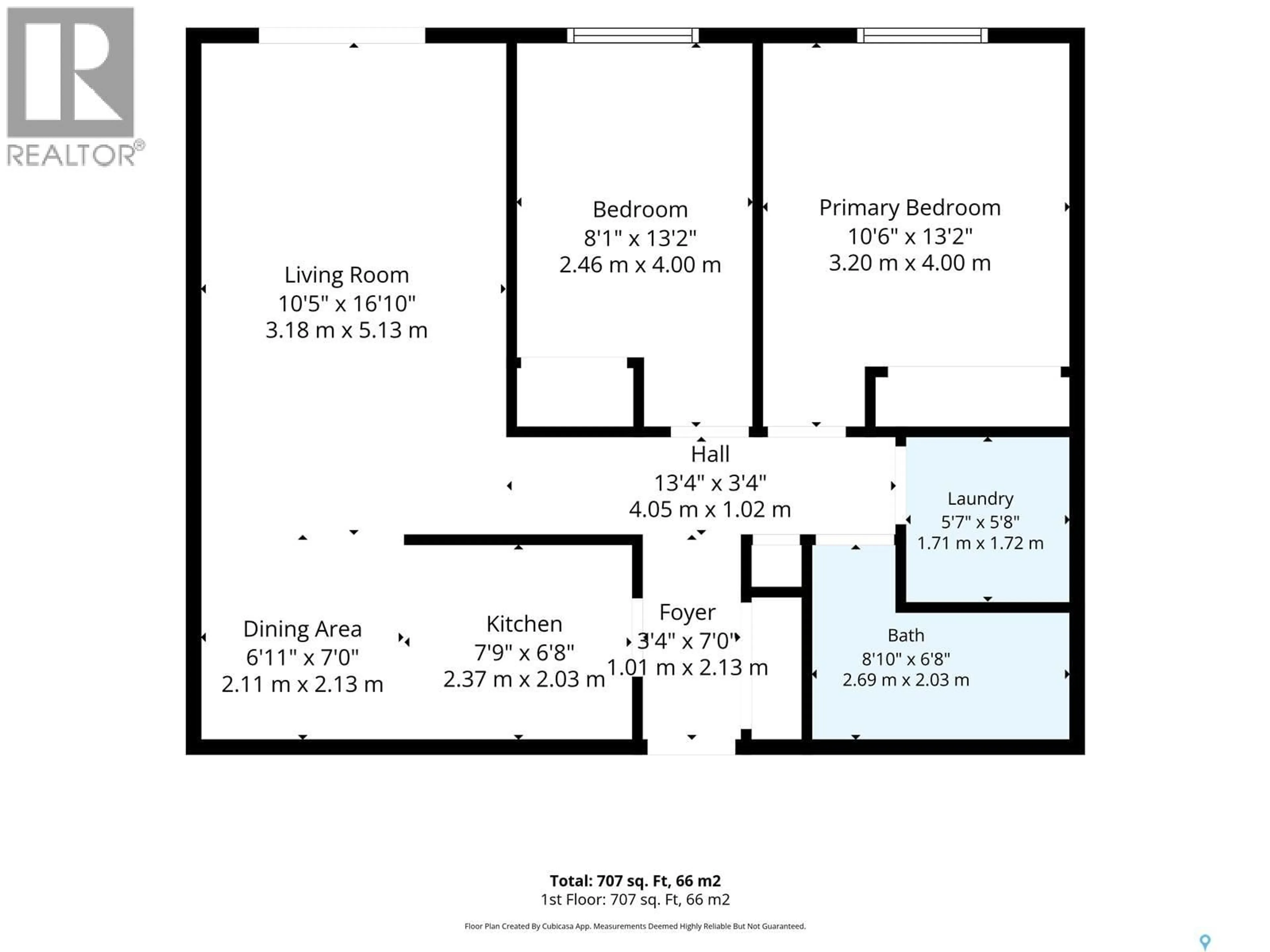 Floor plan for 204 - 2233 ST HENRY AVENUE, Saskatoon Saskatchewan S7M5K6