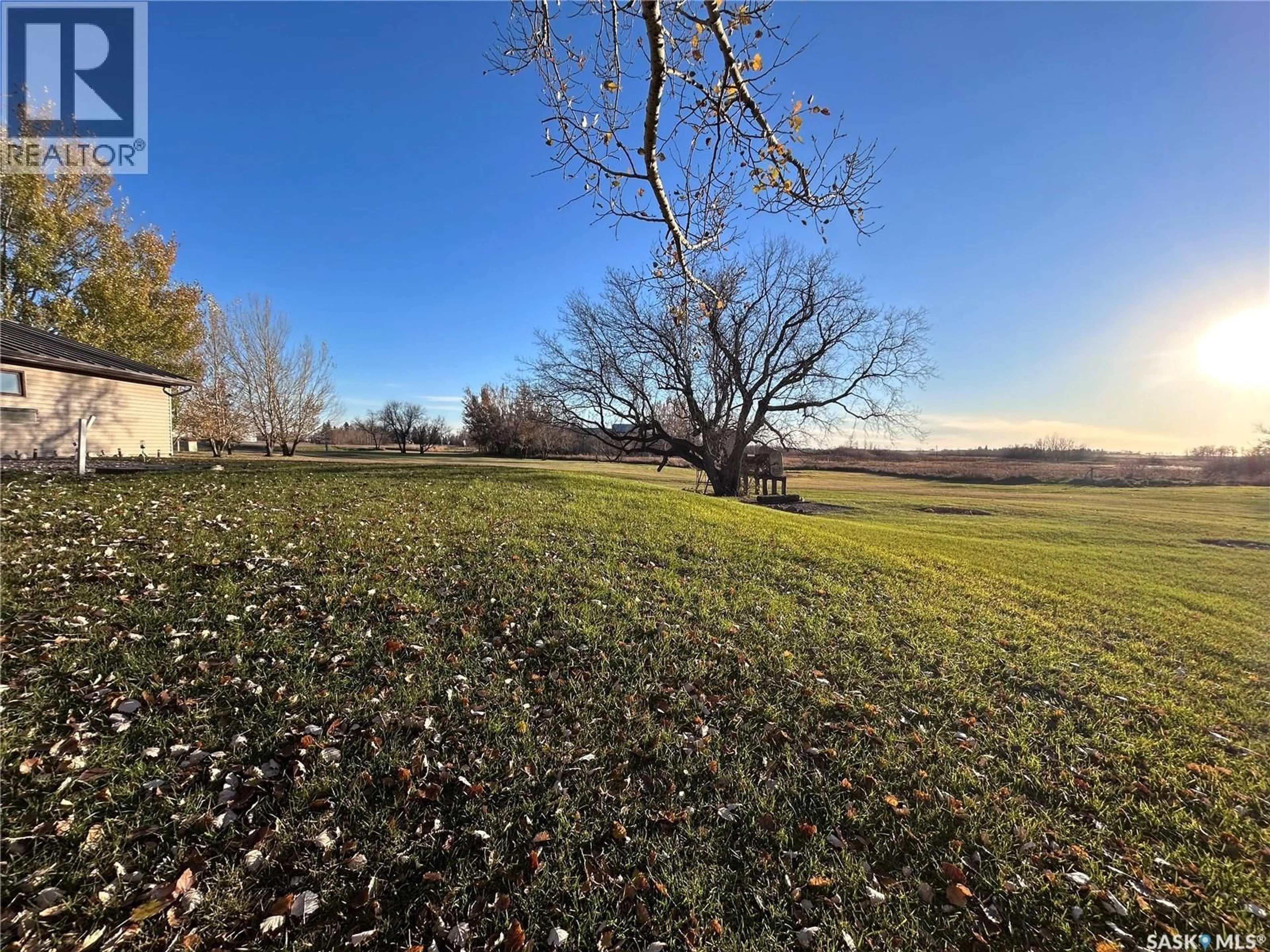 A pic from outside/outdoor area/front of a property/back of a property/a pic from drone, forest/trees view for 70.13 MARYFIELD ACREAGE, Maryfield Saskatchewan S0G3K0