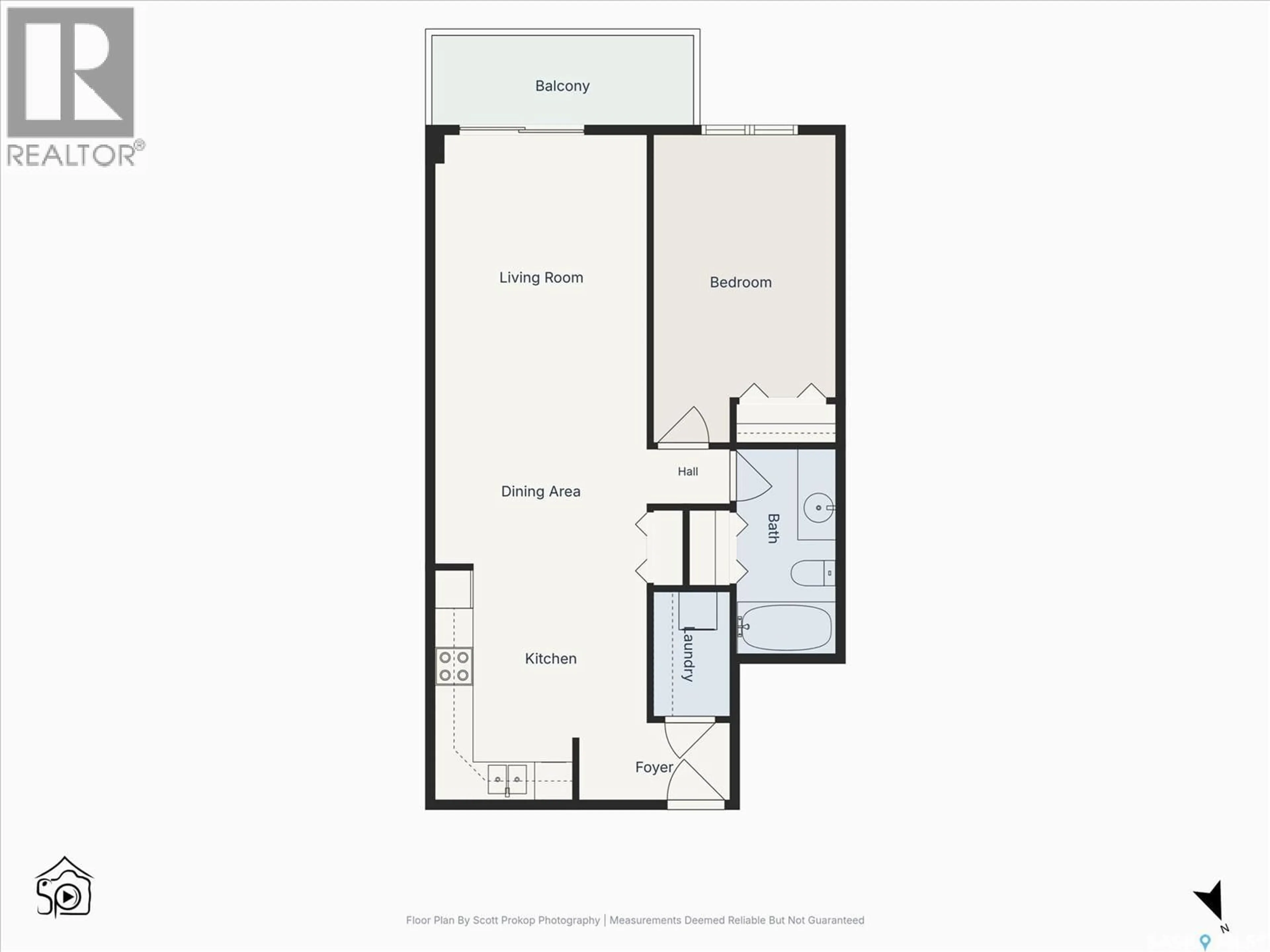 Floor plan for N - 502 537 4TH AVENUE, Saskatoon Saskatchewan S7K2M6