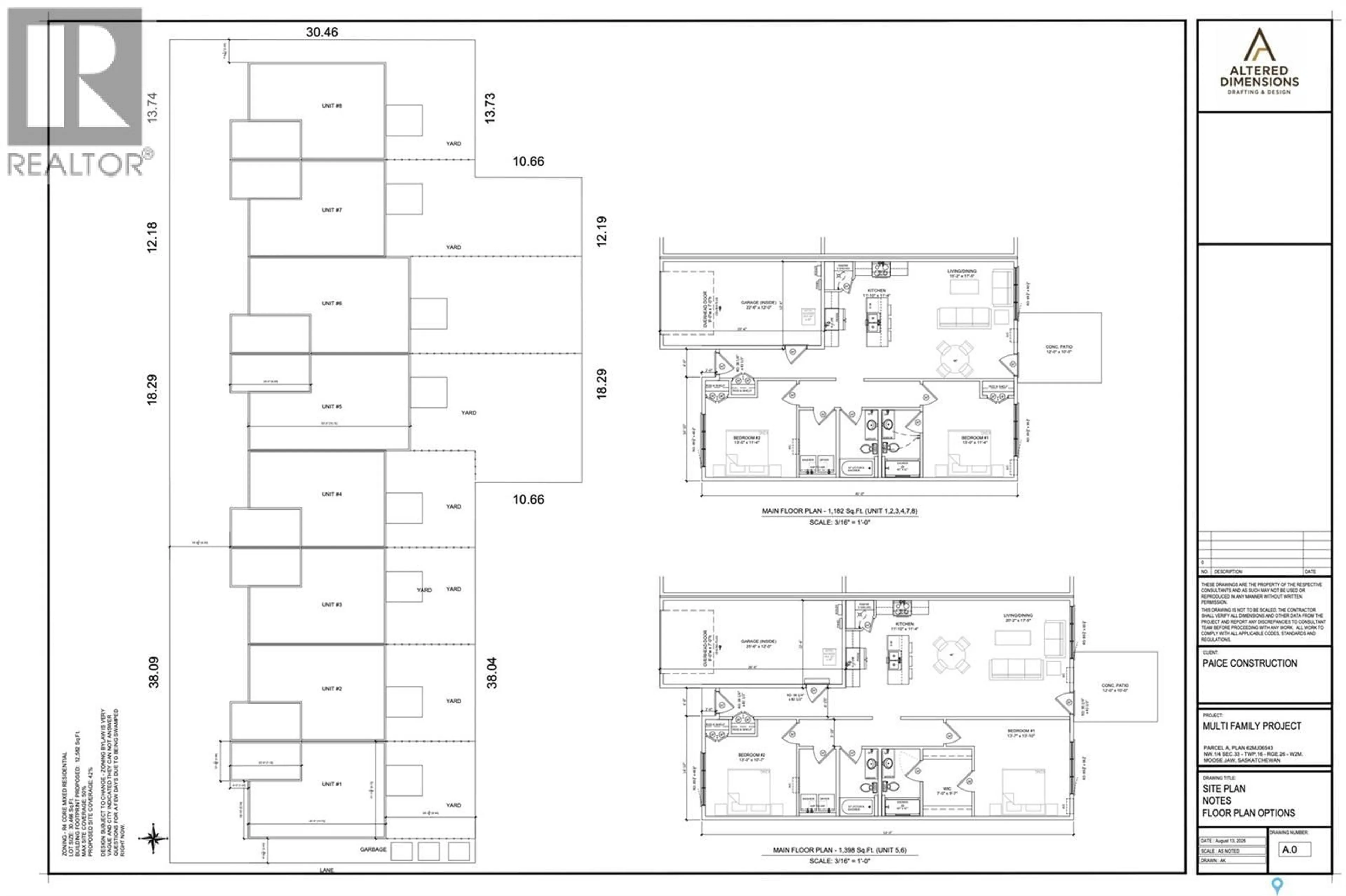 Floor plan for 7 129 3RD AVENUE, Moose Jaw Saskatchewan S6H8A9
