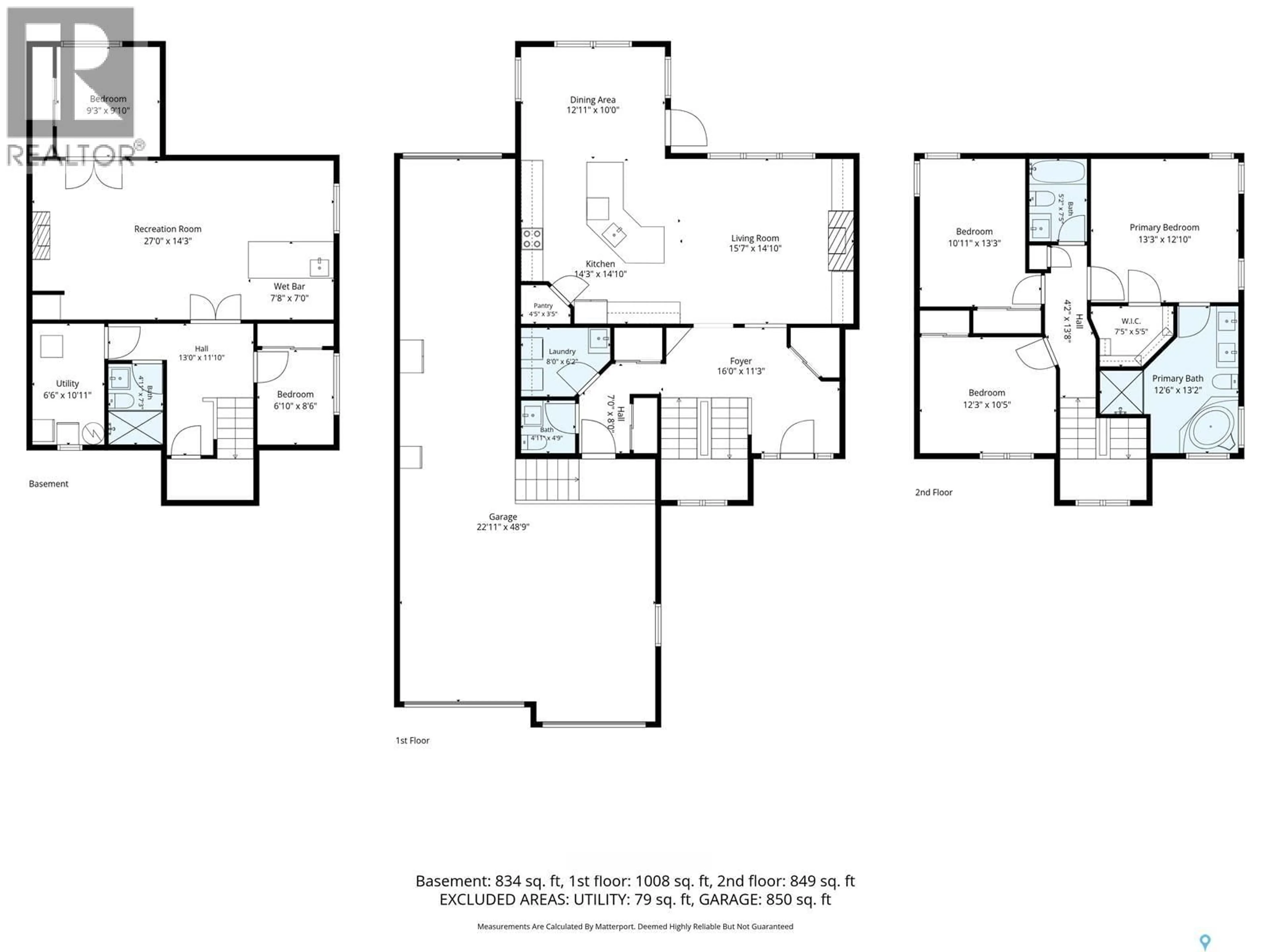 Floor plan for 310 POHORECKY STREET, Saskatoon Saskatchewan S7W0J2