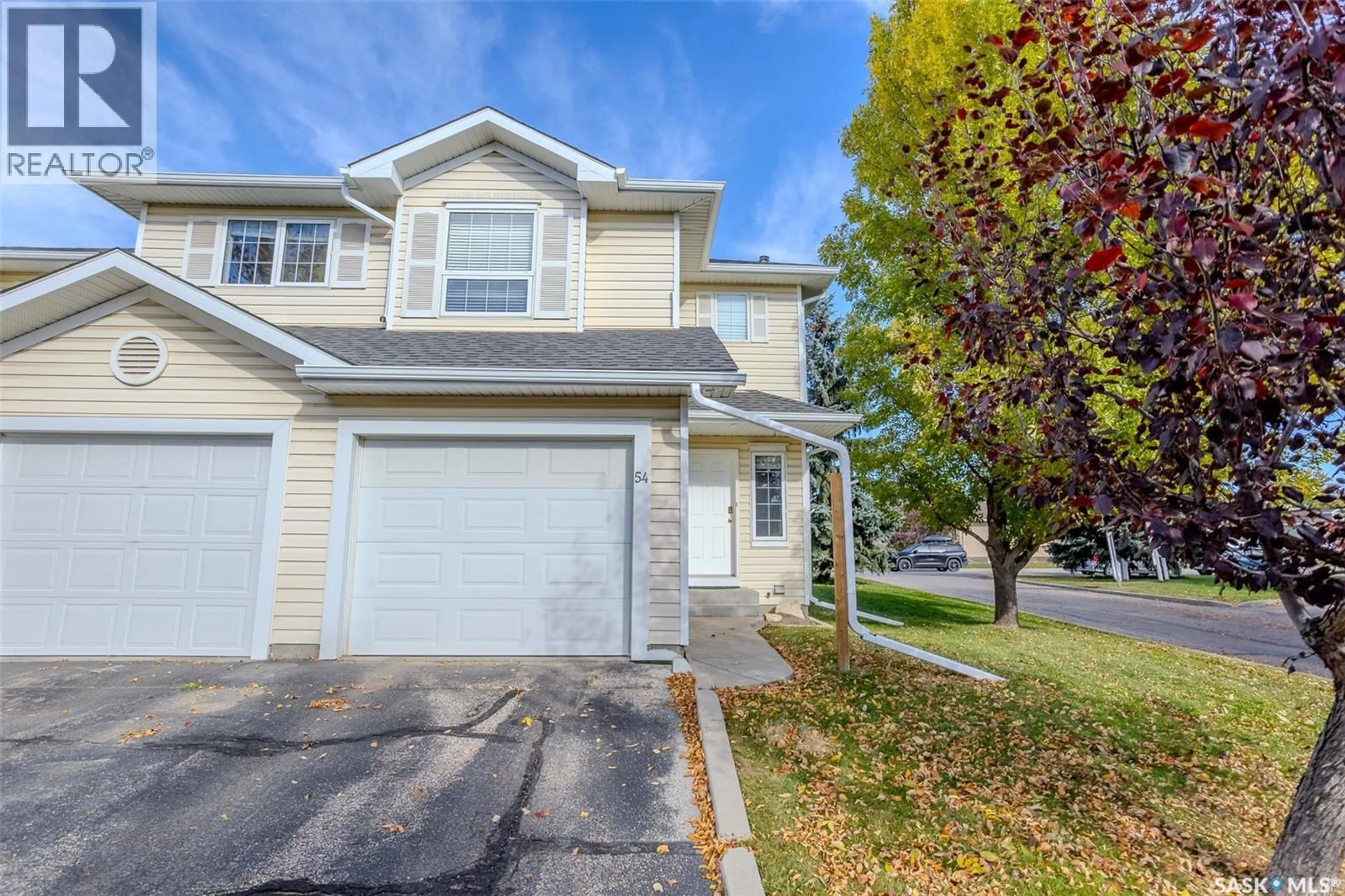 Home with vinyl exterior material, street for 111 - 54 FAIRBROTHER CRESCENT, Saskatoon Saskatchewan S7S1L3