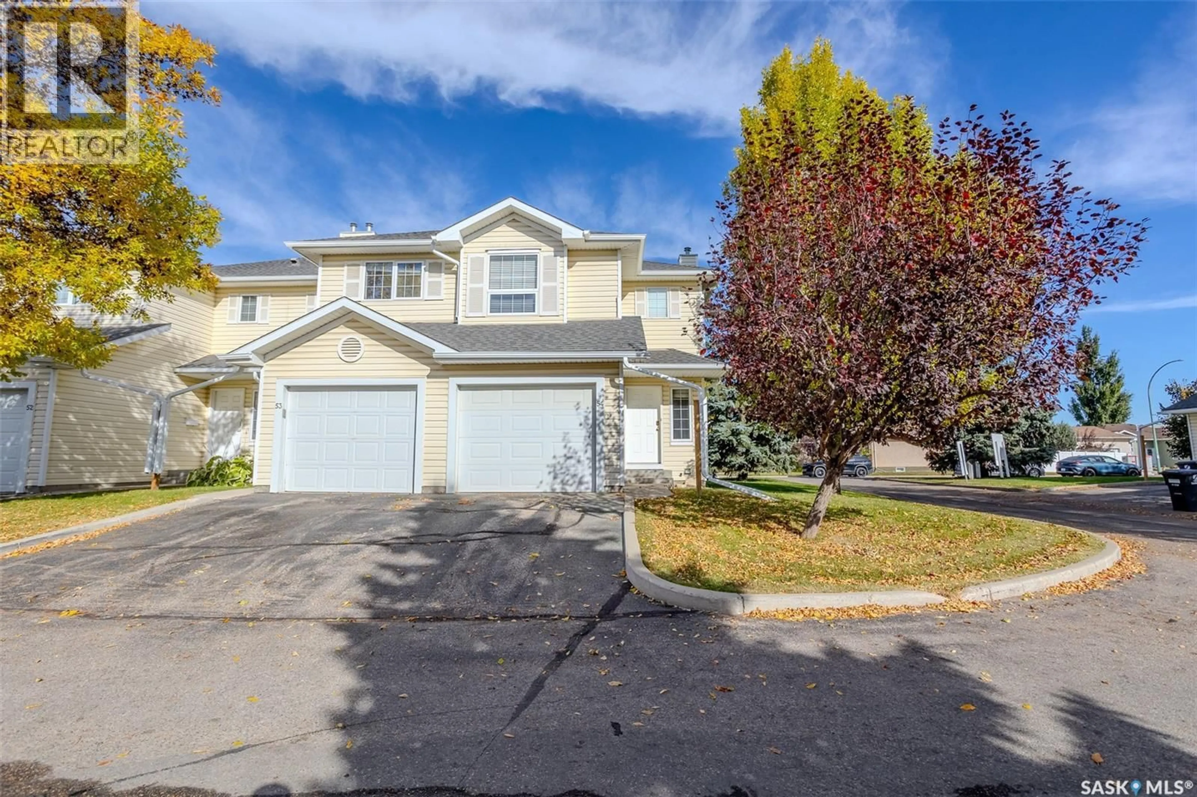 Home with vinyl exterior material, street for 111 - 54 FAIRBROTHER CRESCENT, Saskatoon Saskatchewan S7S1L3