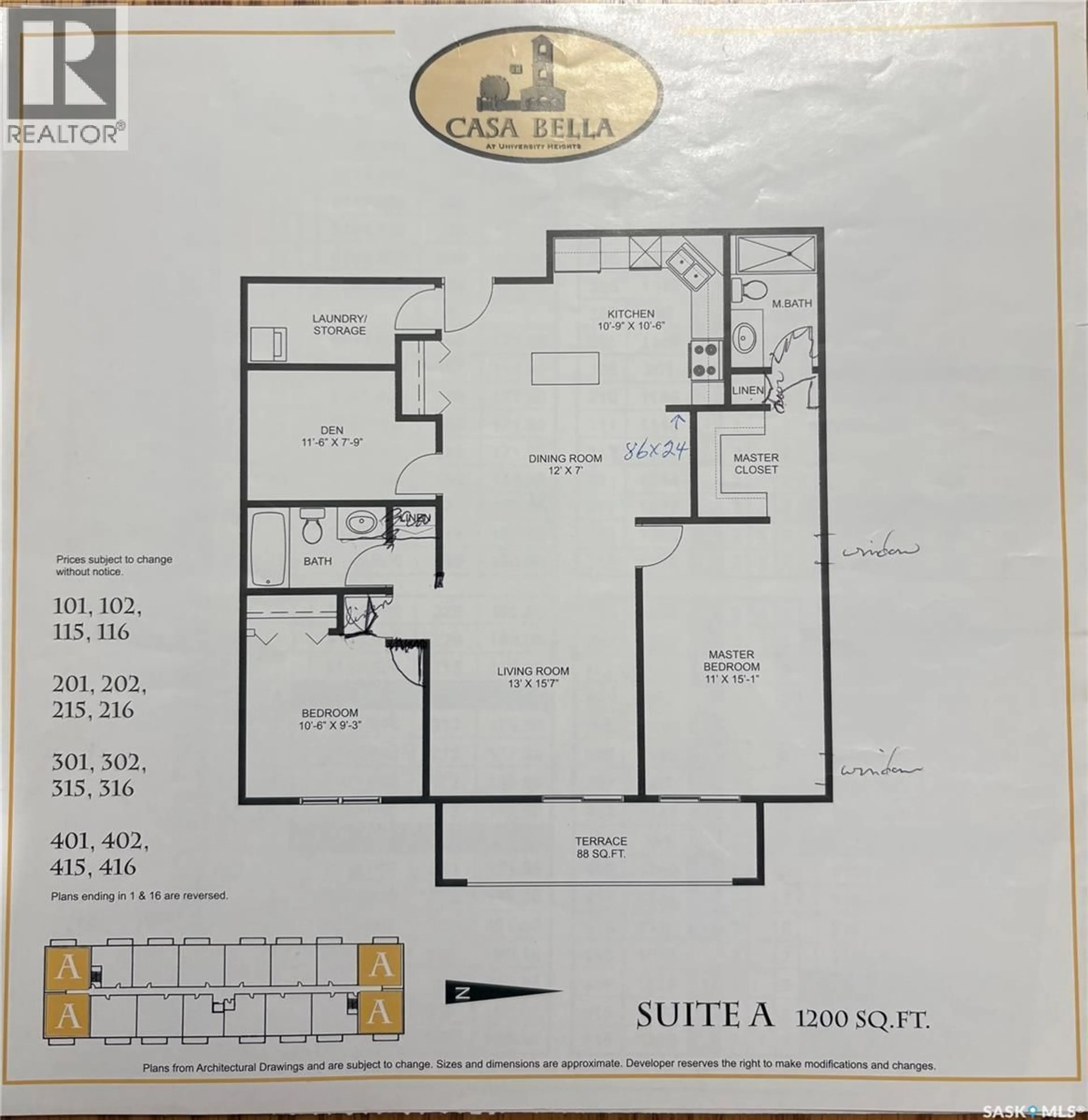 Floor plan for 363 - 115 NELSON ROAD, Saskatoon Saskatchewan S7S1P2