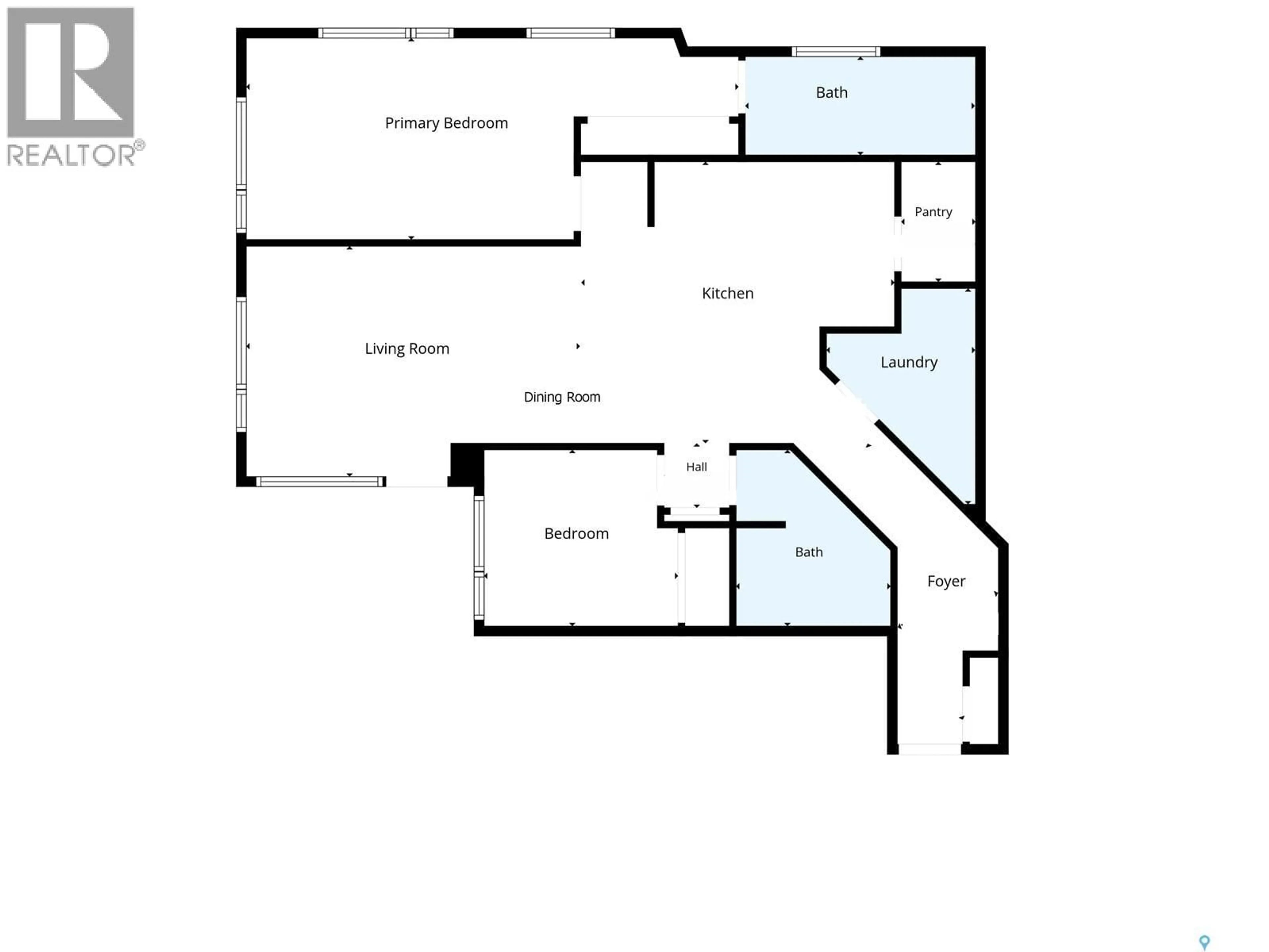 Floor plan for 122 235 EVERGREEN SQUARE, Saskatoon Saskatchewan S7W0P9