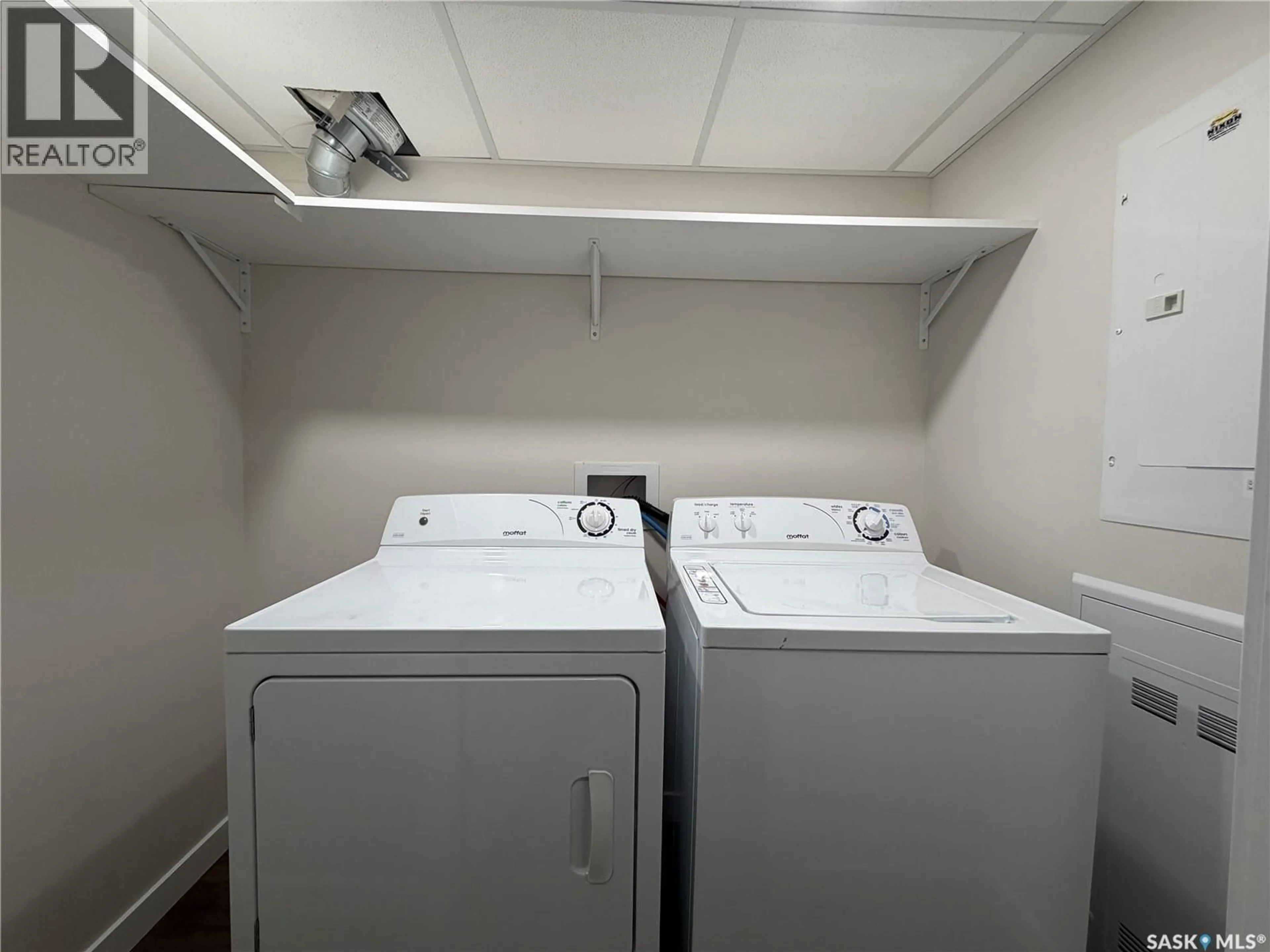 Laundry room for 206 - 607 10TH STREET, Humboldt Saskatchewan S0K2A0