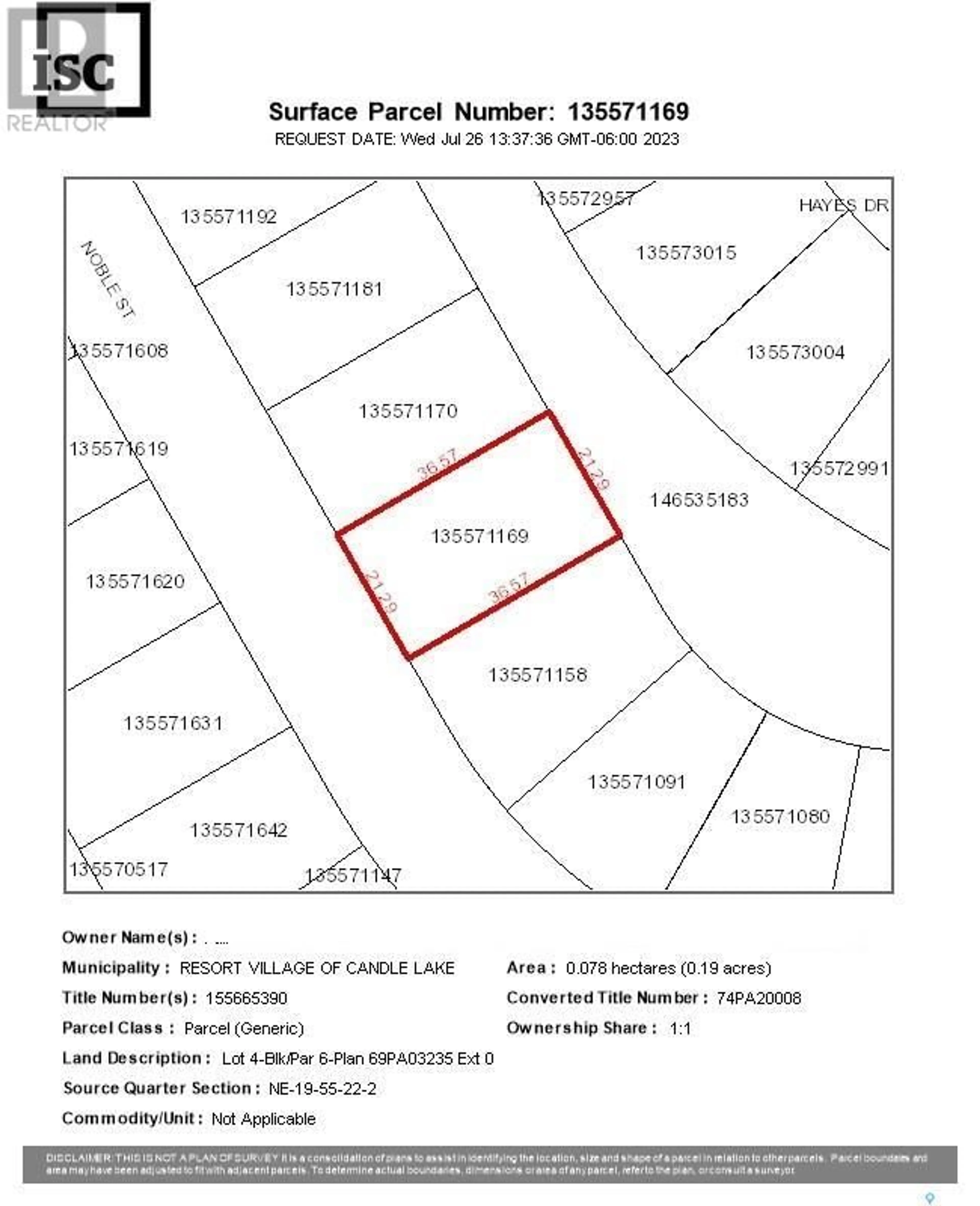 Floor plan for 16 & 18 Noble STREET, Candle Lake Saskatchewan S0J3E0