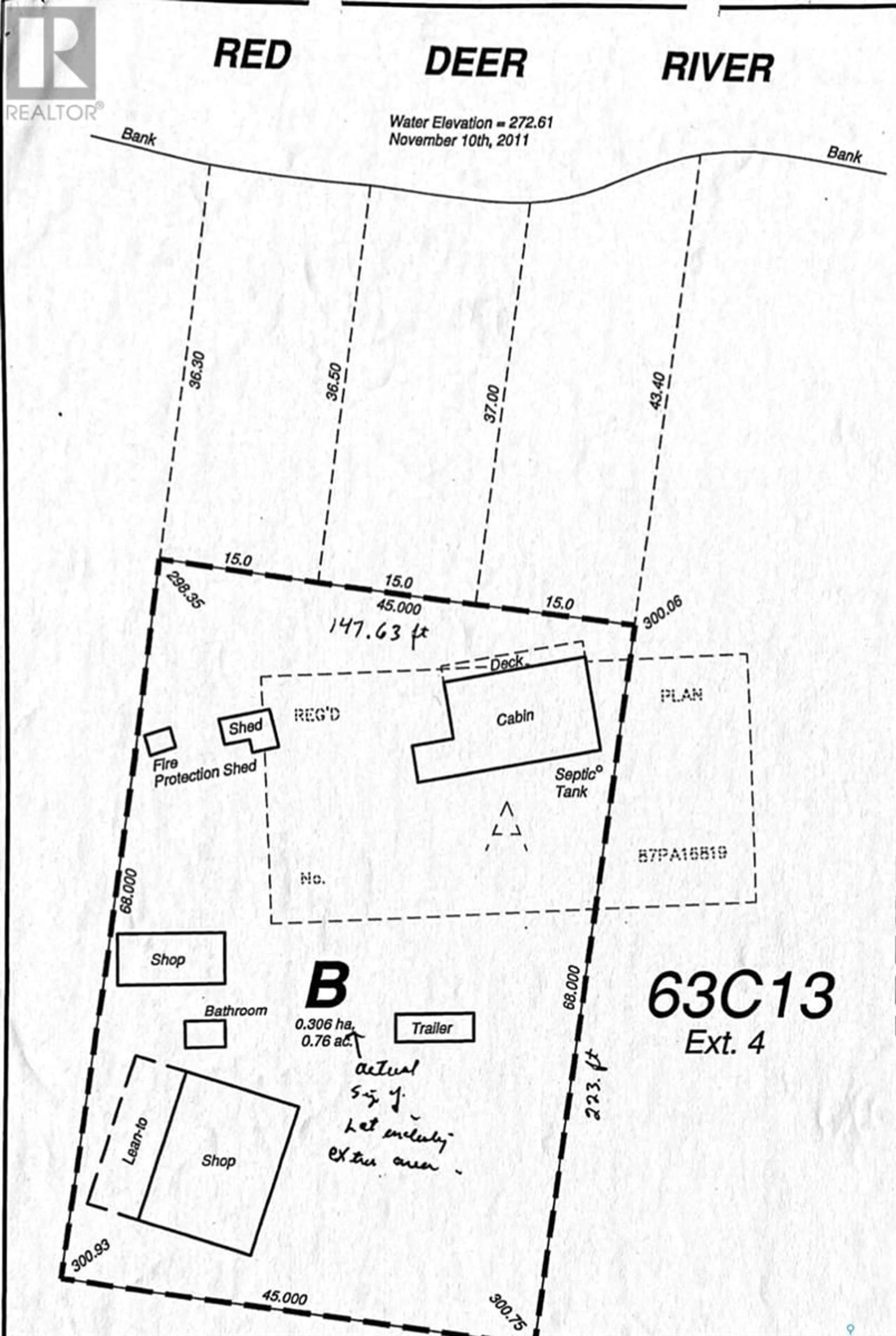 Floor plan for Tchorzewski lease, Hudson Bay Rm No. 394 Saskatchewan S0E0Y0