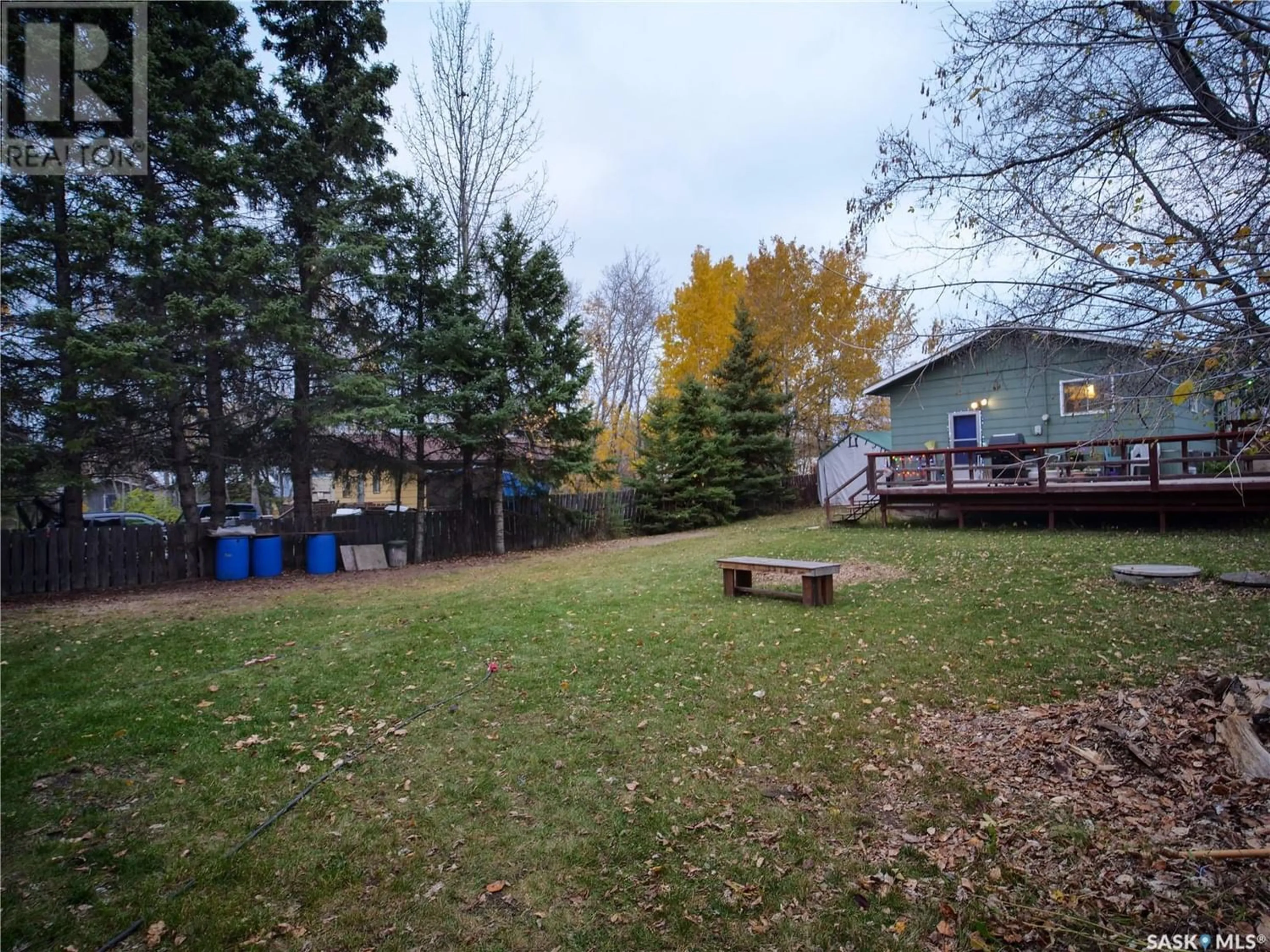 Fenced yard for 320 1ST STREET N, Christopher Lake Saskatchewan S0J0N0