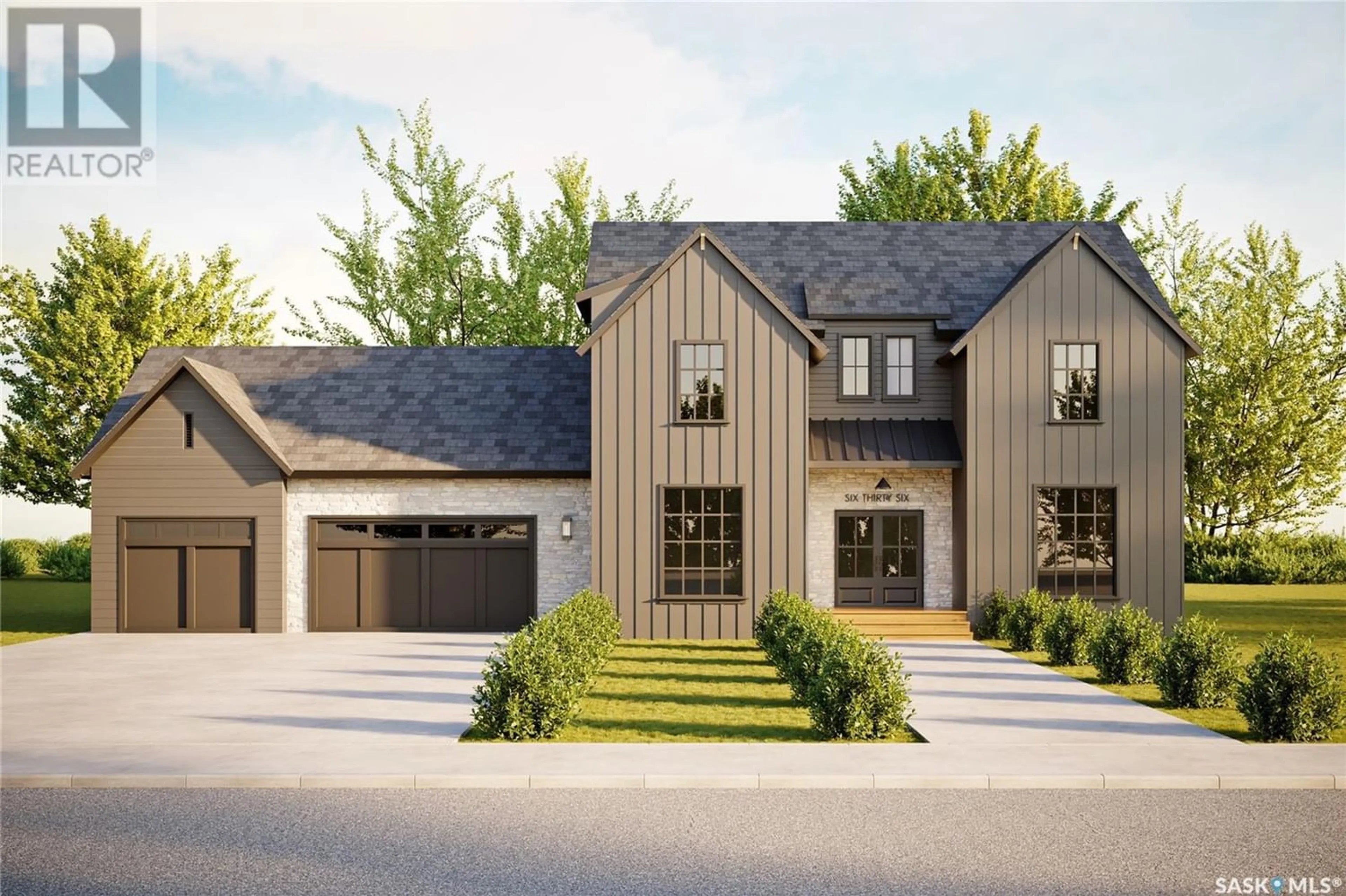 Home with brick exterior material for Lot 27 Tuscan Ridge Estates, Corman Park Rm No. 344 Saskatchewan S7B0A1
