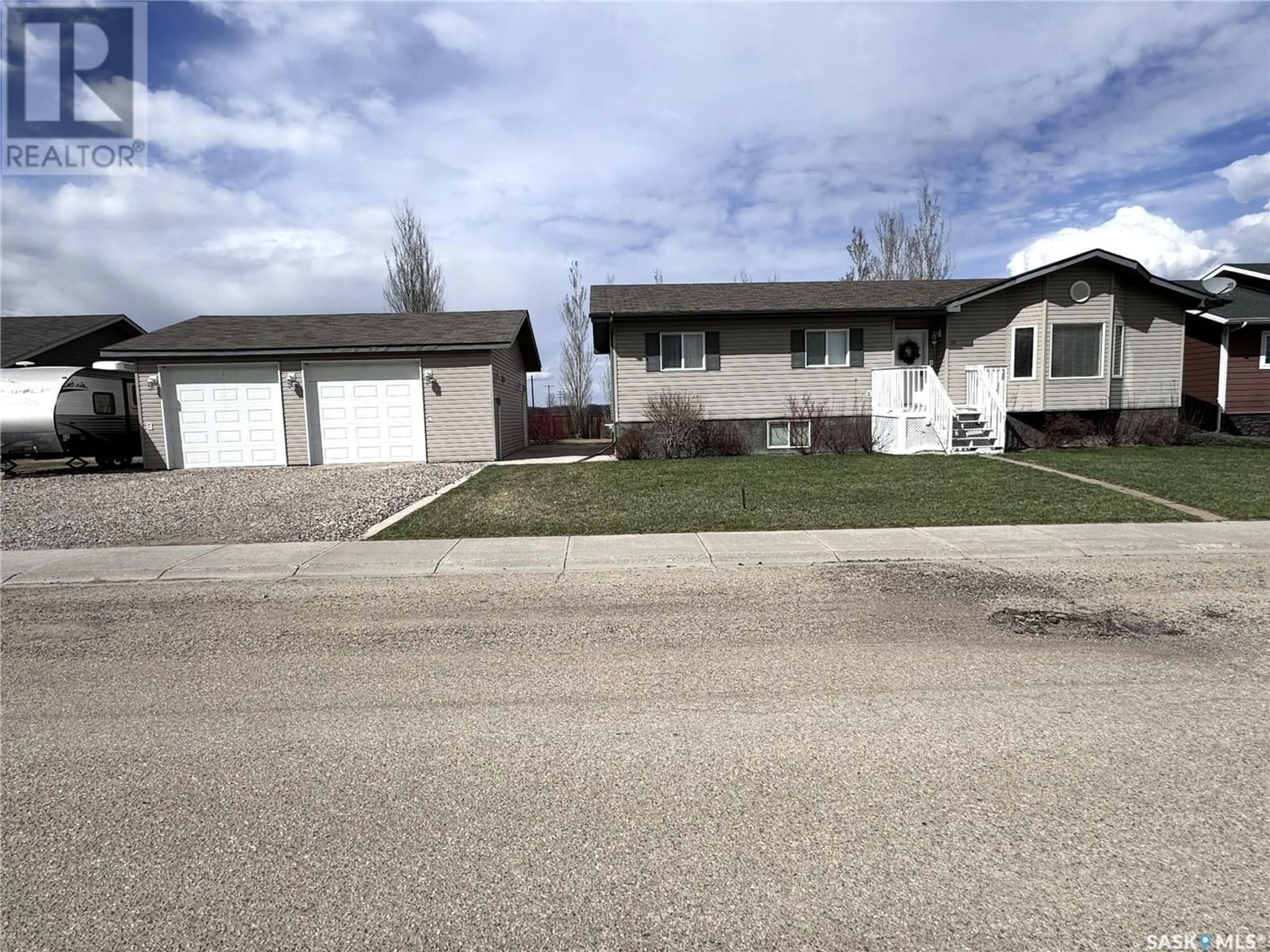A pic from exterior of the house or condo for 46 BAUN STREET, Lanigan Saskatchewan S0K2M0