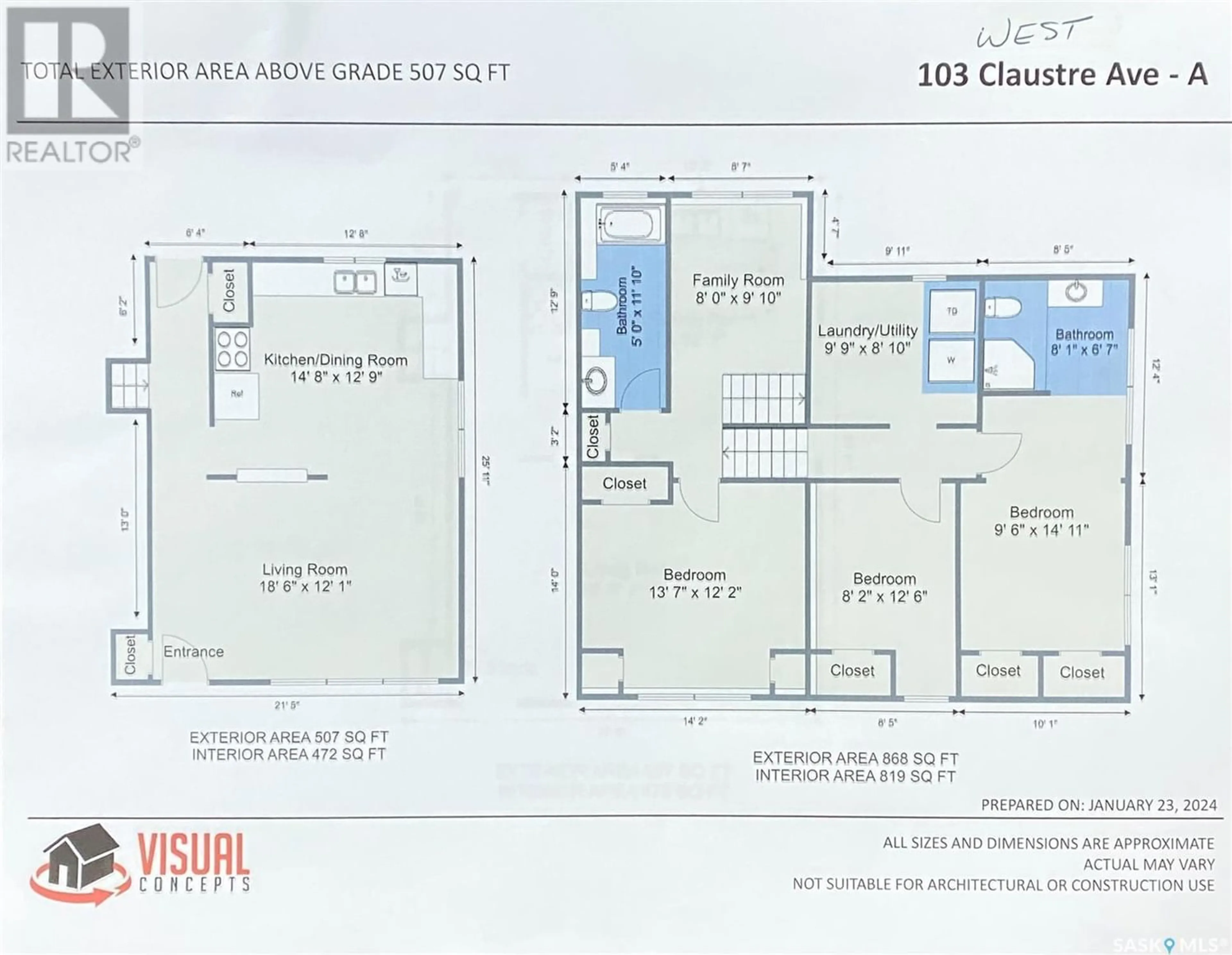 Floor plan for 103 Claustre AVENUE, Maple Creek Saskatchewan S0N1N0