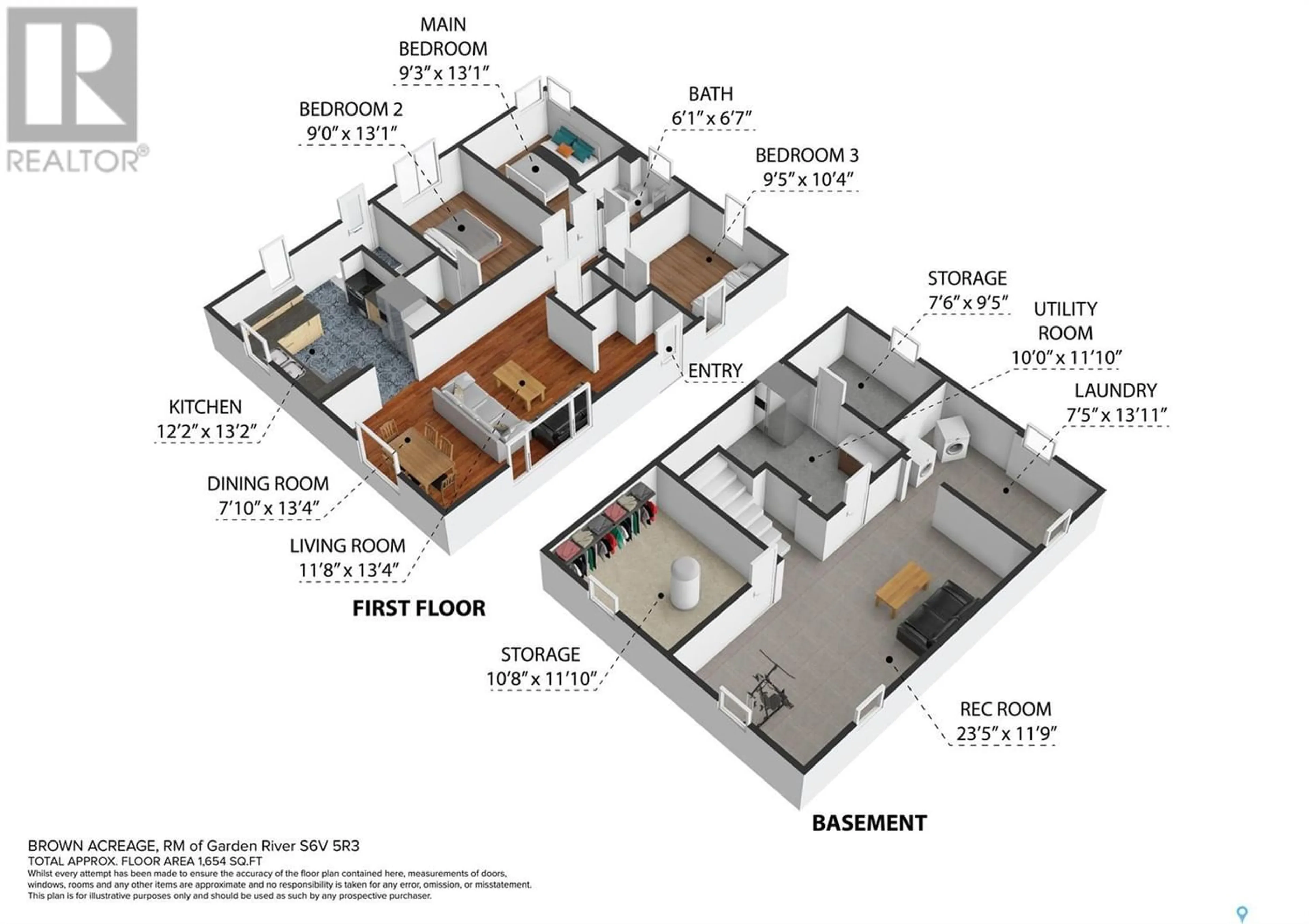 Floor plan for Brown Acreage - Hwy 55, Garden River Rm No. 490 Saskatchewan S6V5R2