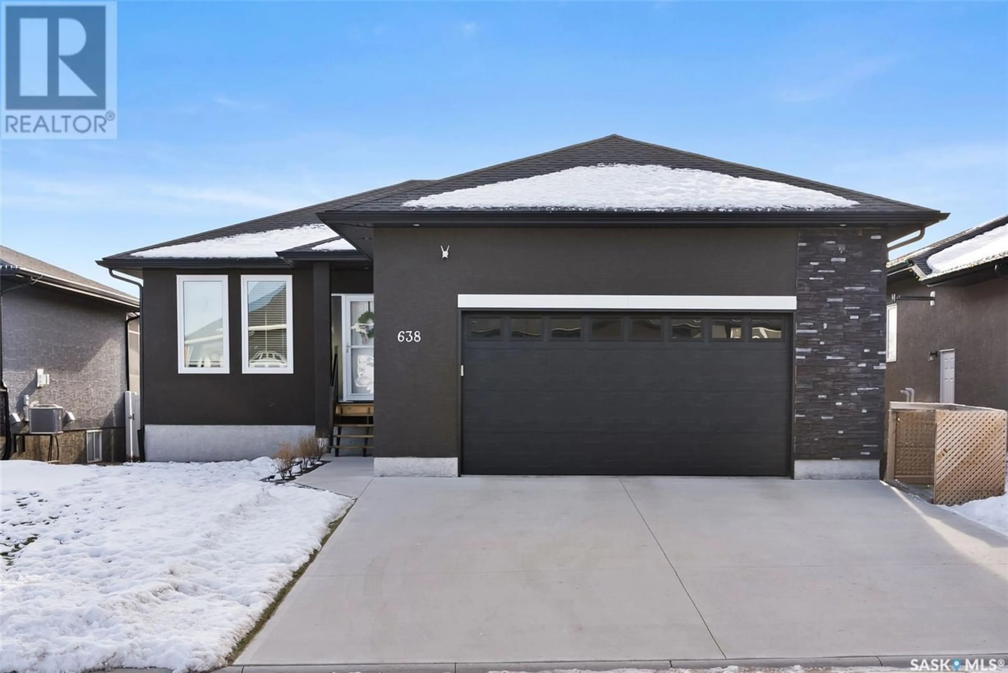Home with vinyl exterior material for 638 Aspen CRESCENT, Pilot Butte Saskatchewan S0G3Z0