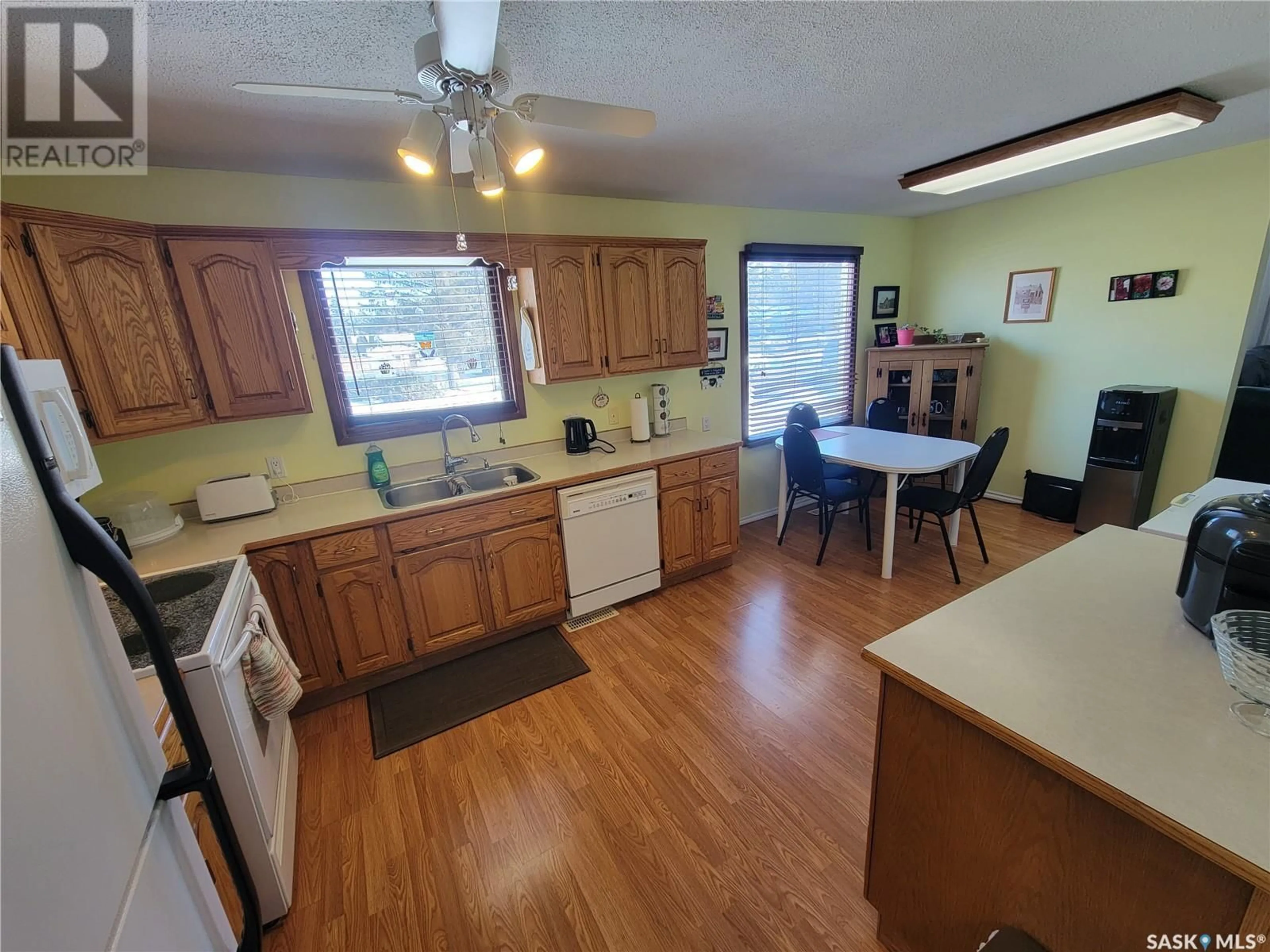 Standard kitchen, wood floors, cottage for 411 Broad STREET, Cut Knife Saskatchewan S0M0N0