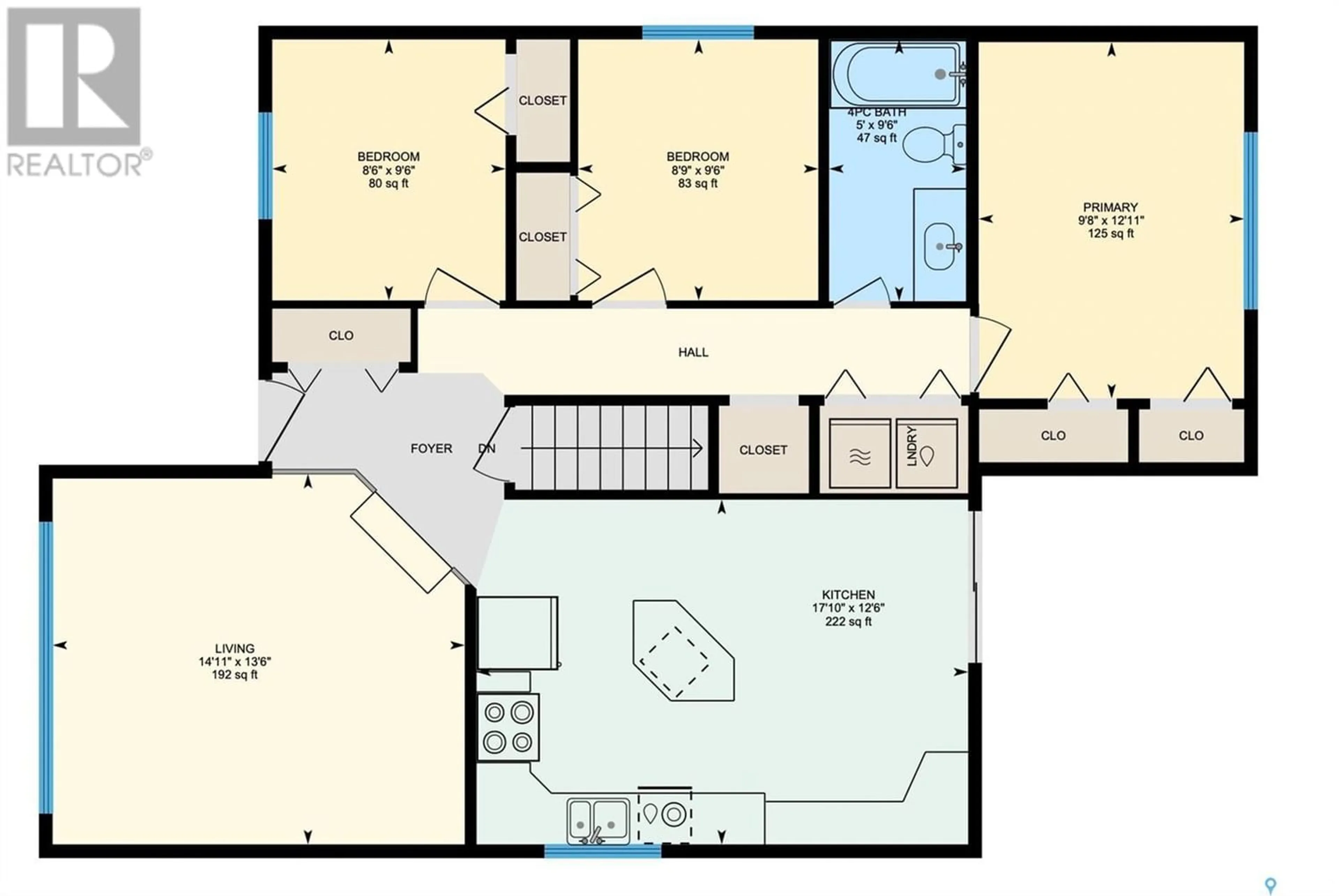 Floor plan for 266 Tims CRESCENT, Swift Current Saskatchewan S9H4K8